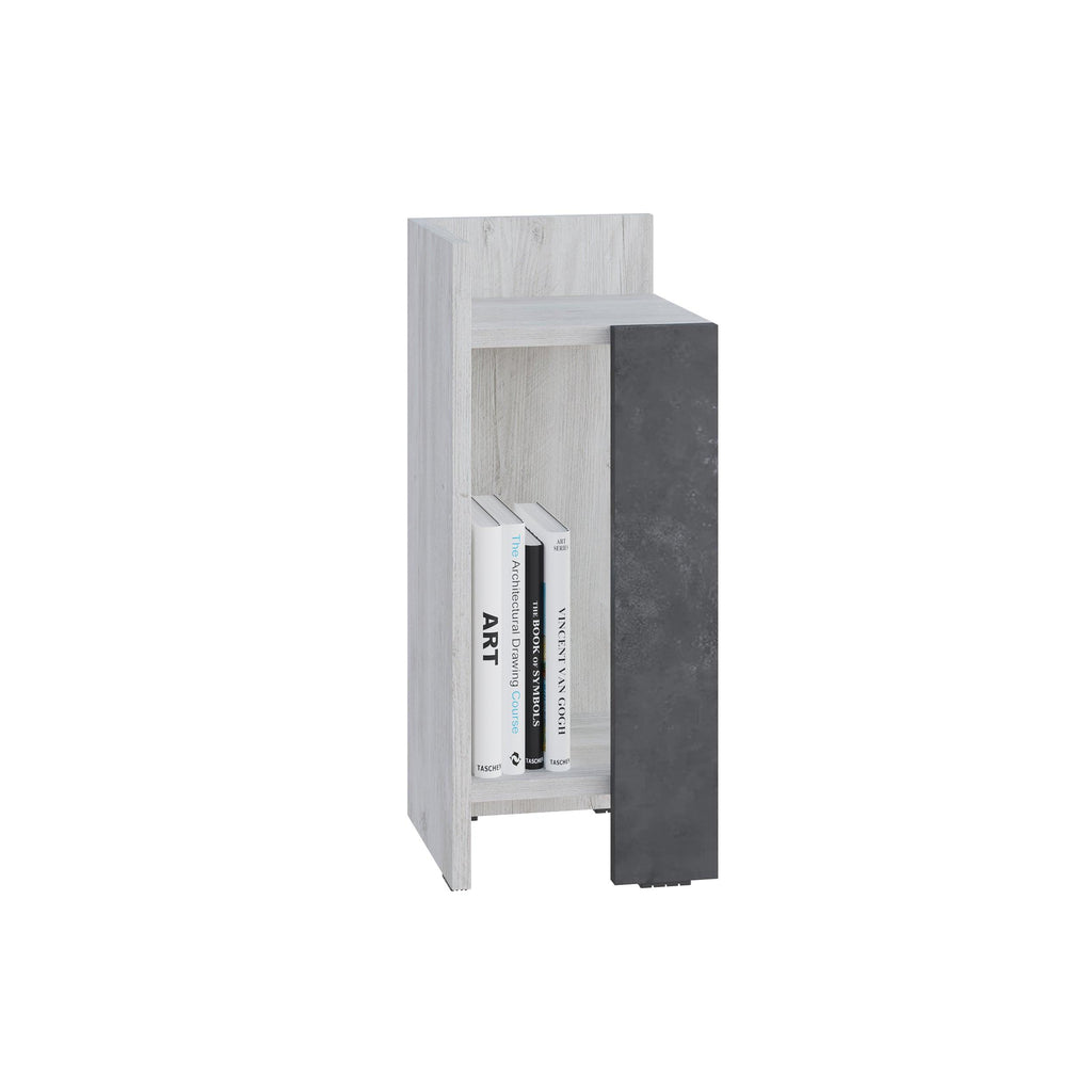 Modern Bedside Table Left Module 25cm Narrow