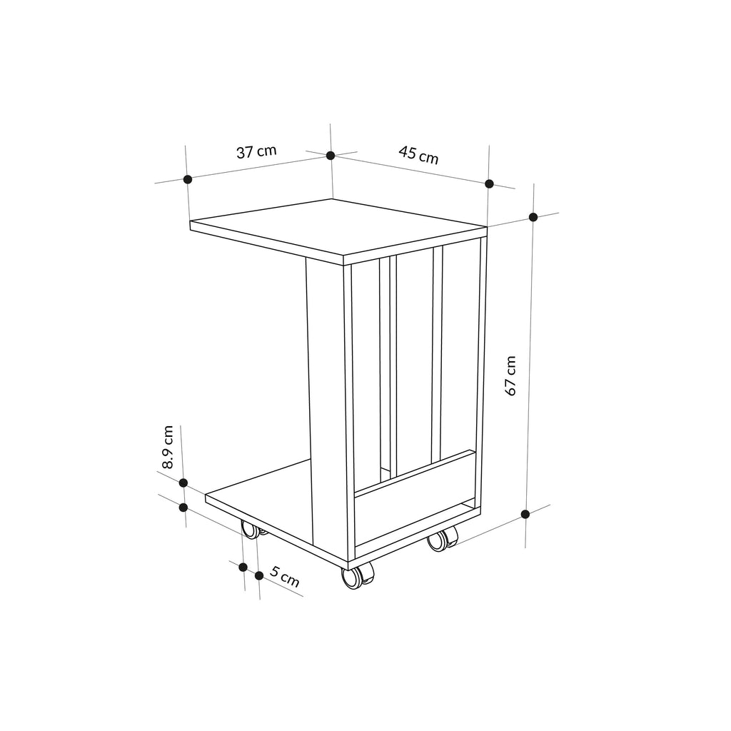 Modern Side Table 60cm