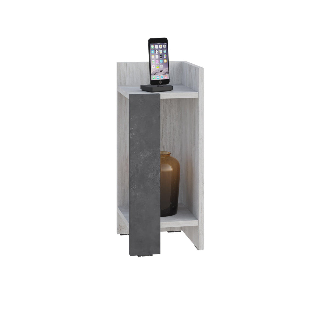 Modern Bedside Table Right Module 25cm Narrow