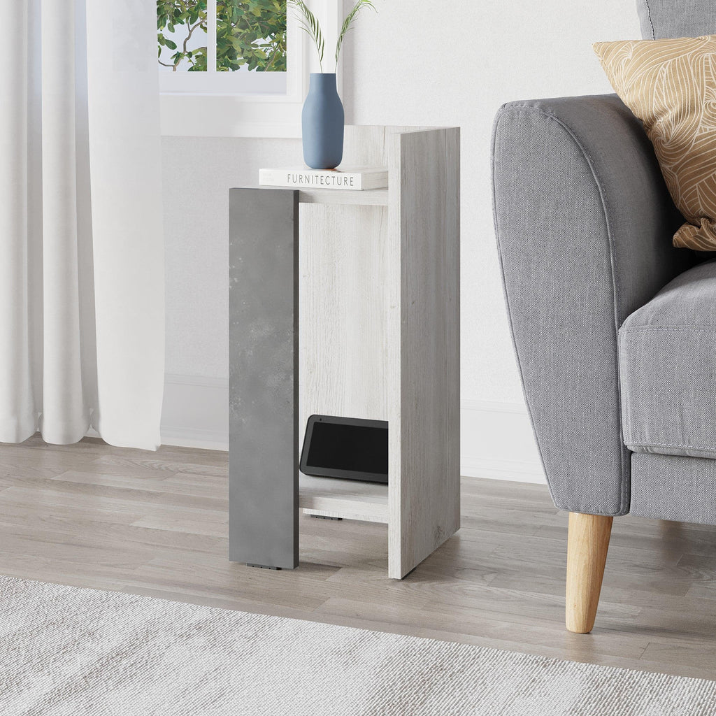 Modern Bedside Table Right Module 25cm Narrow