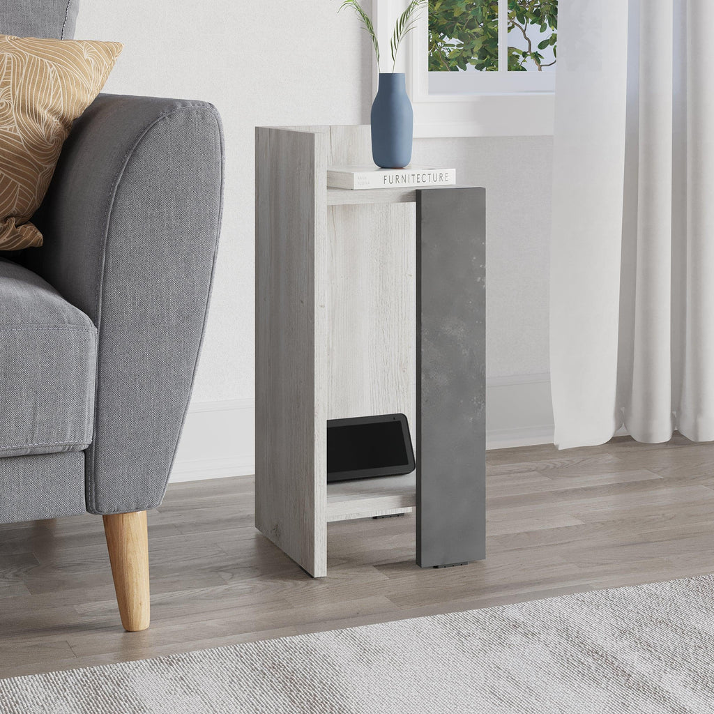 Modern Bedside Table Left Module 25cm Narrow
