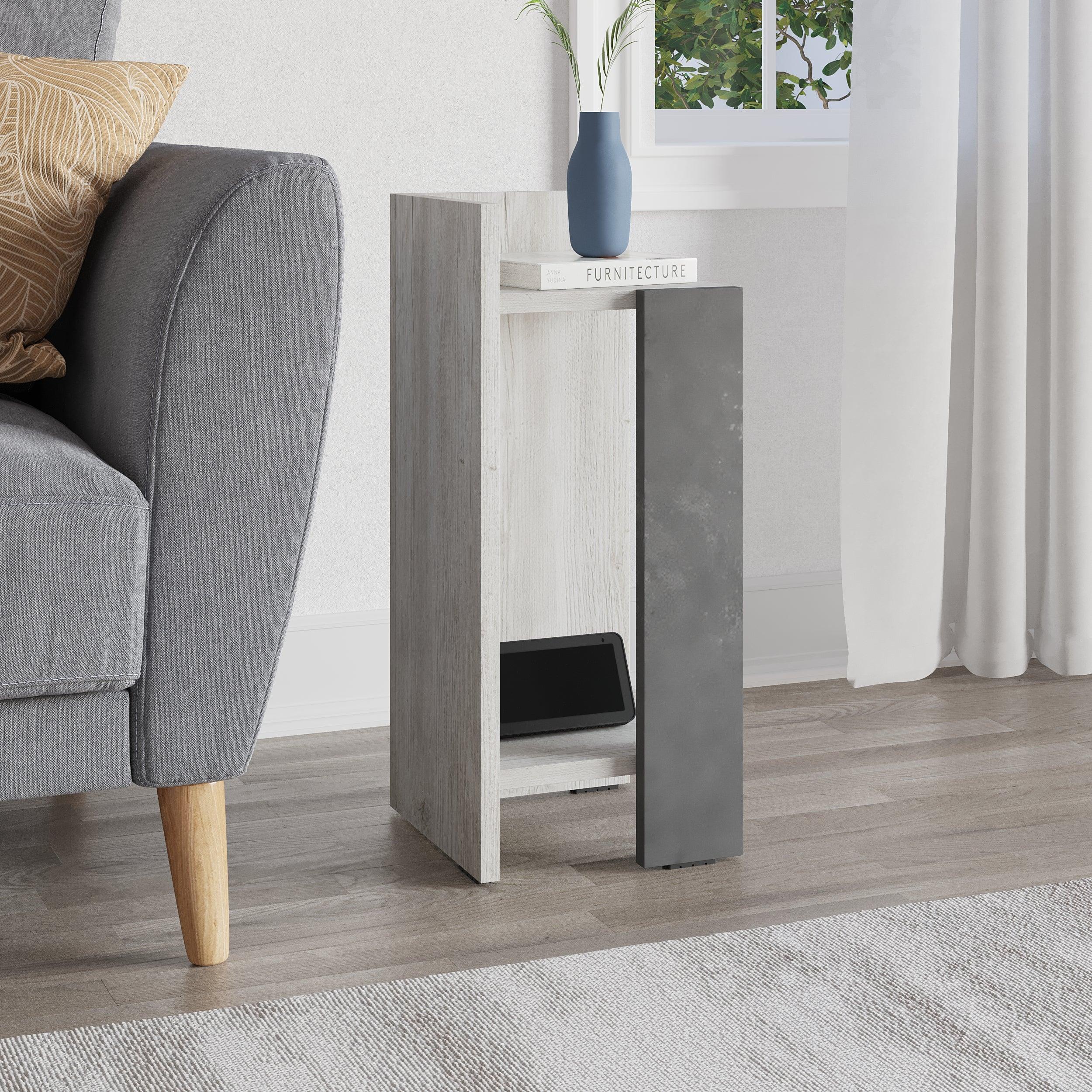 Modern Bedside Table Left Module 25cm Narrow