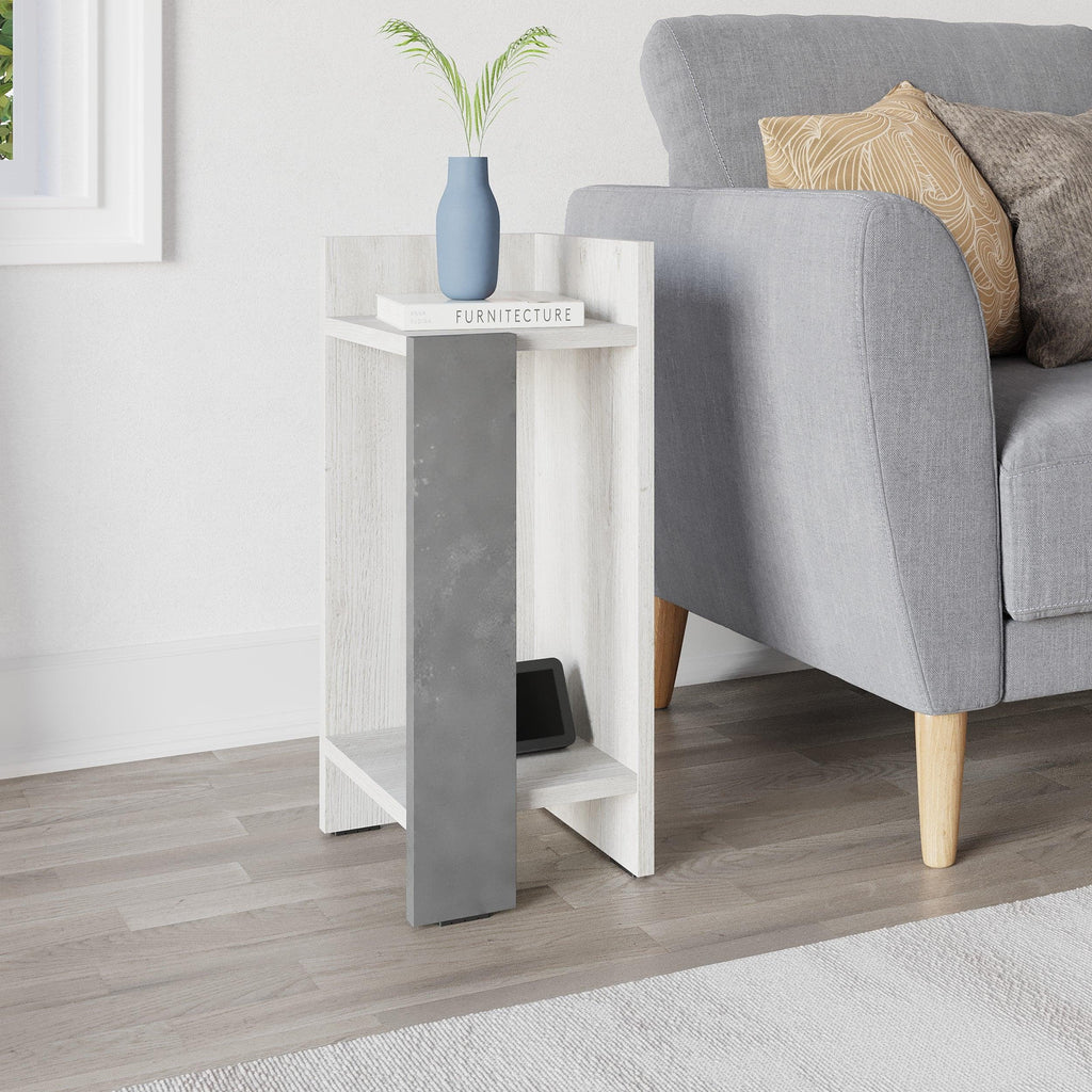 Modern Bedside Table Right Module 25cm Narrow