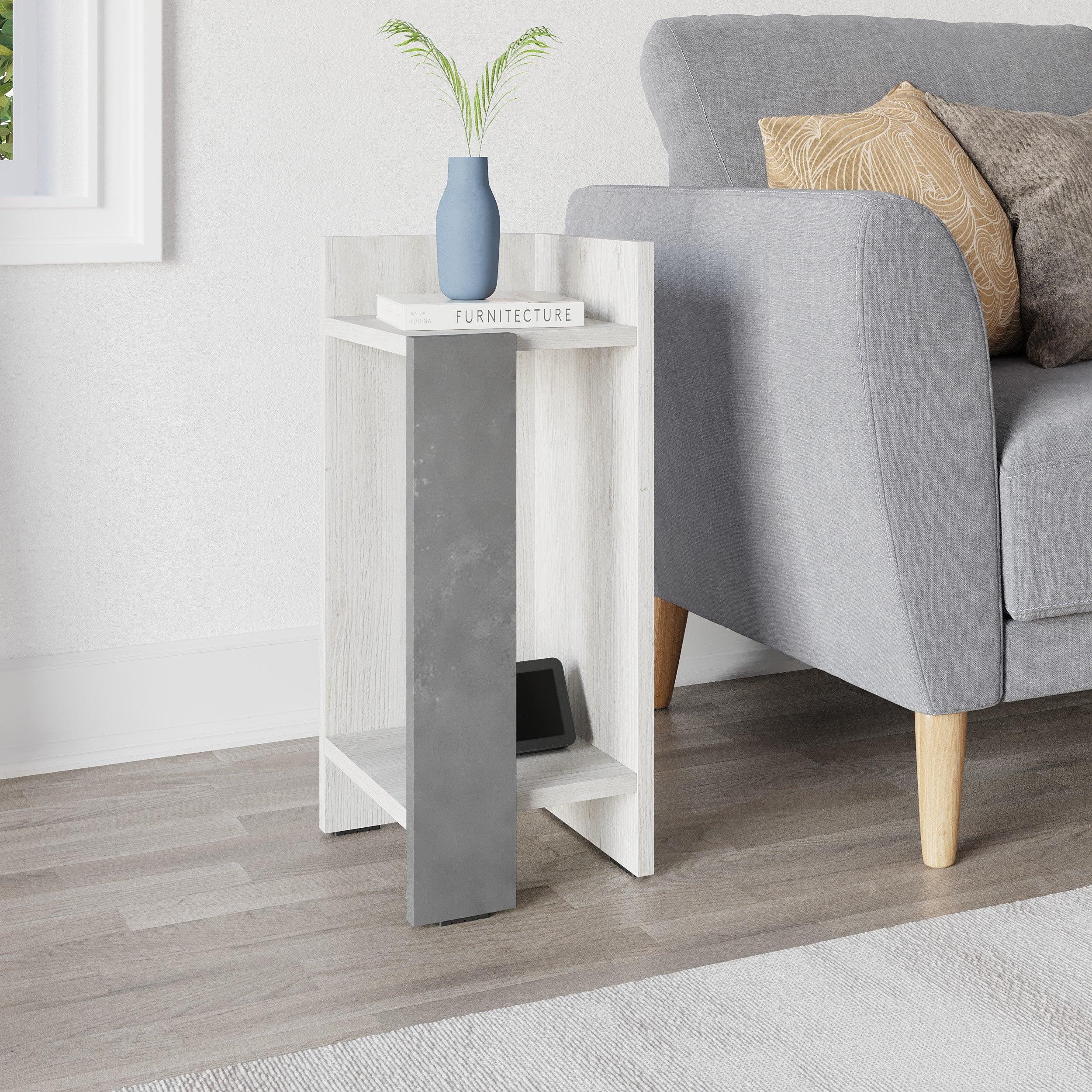 Modern Bedside Table Right Module 25cm Narrow