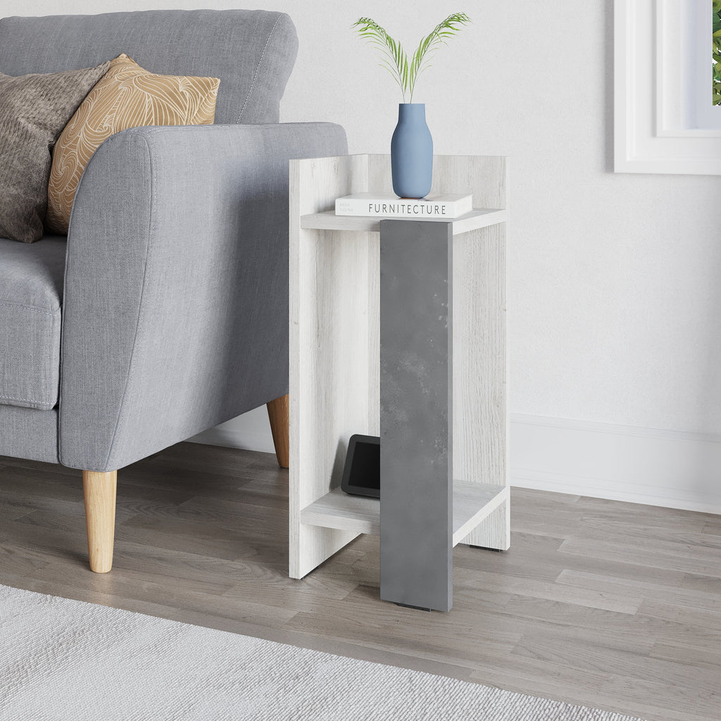 Modern Bedside Table Left Module 25cm Narrow