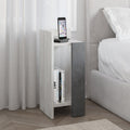 Modern Bedside Table Left Module 25cm Narrow