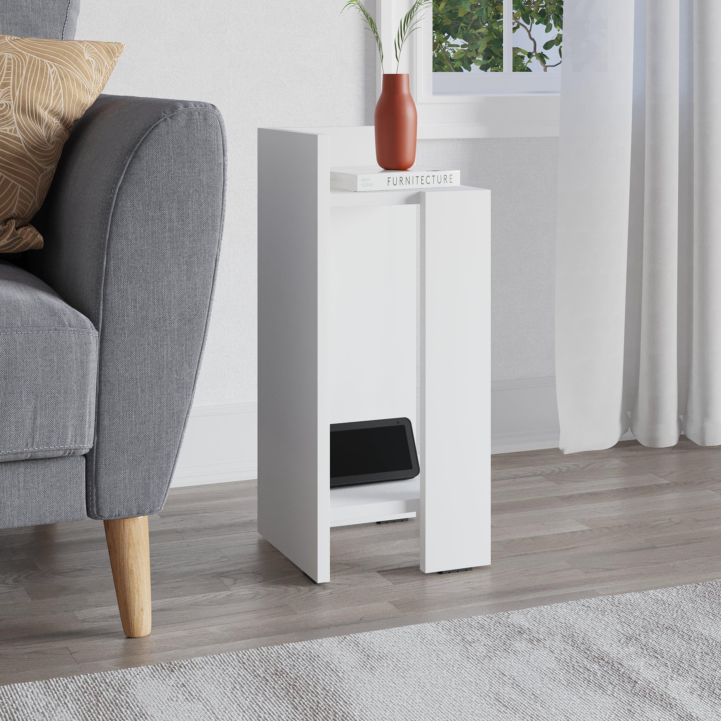 Modern Bedside Table Left Module 25cm Narrow