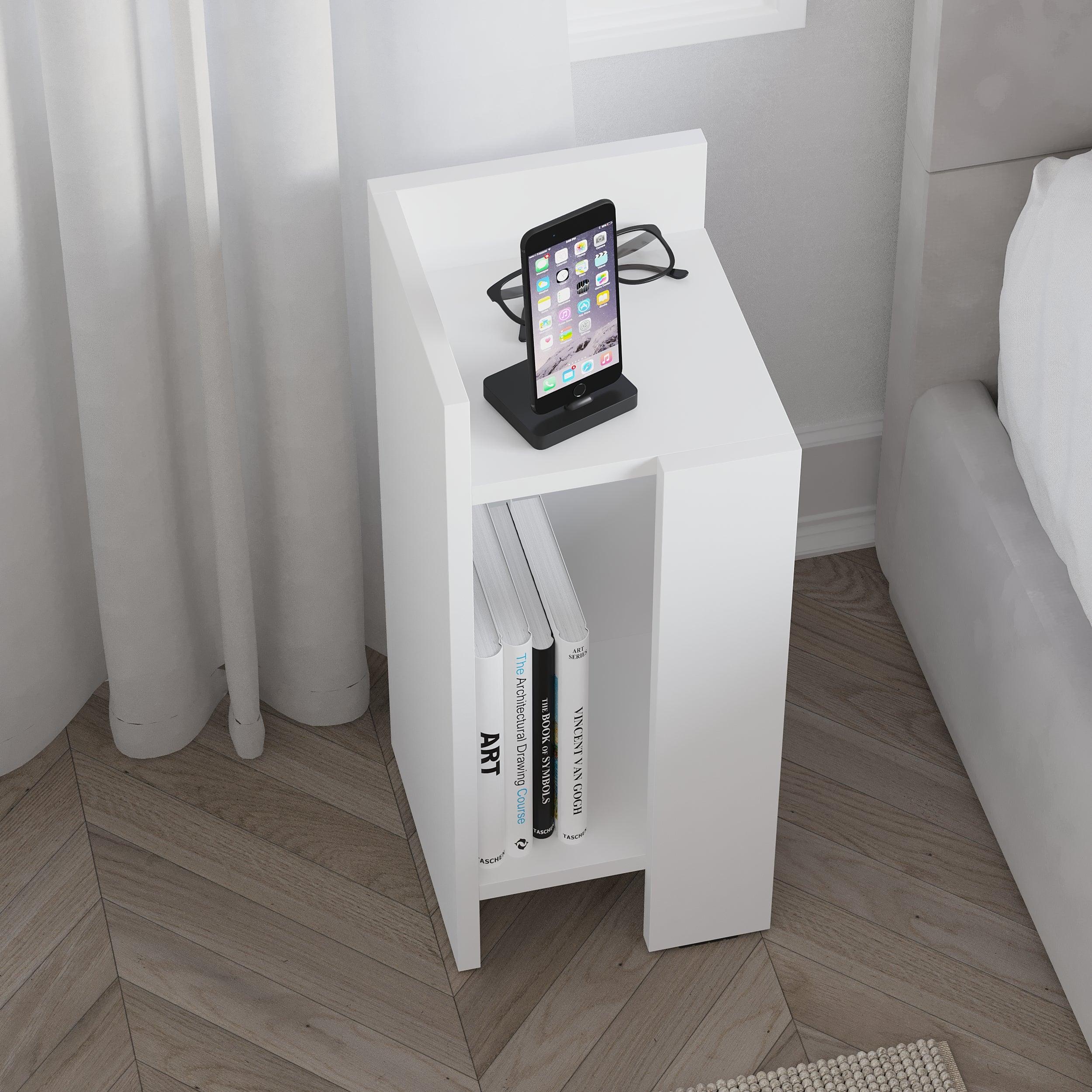 Modern Bedside Table Left Module 25cm Narrow