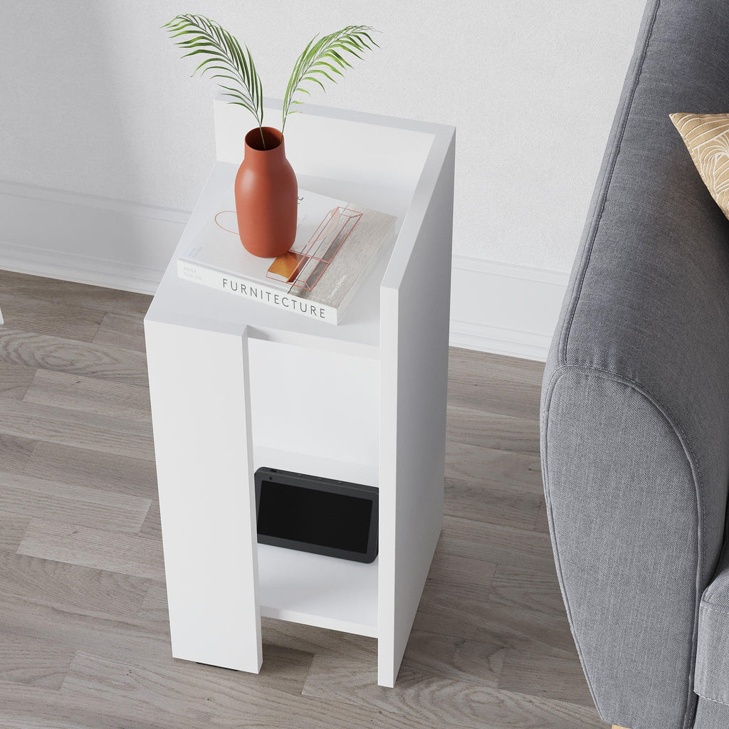 Modern Bedside Table Right Module 25cm Narrow