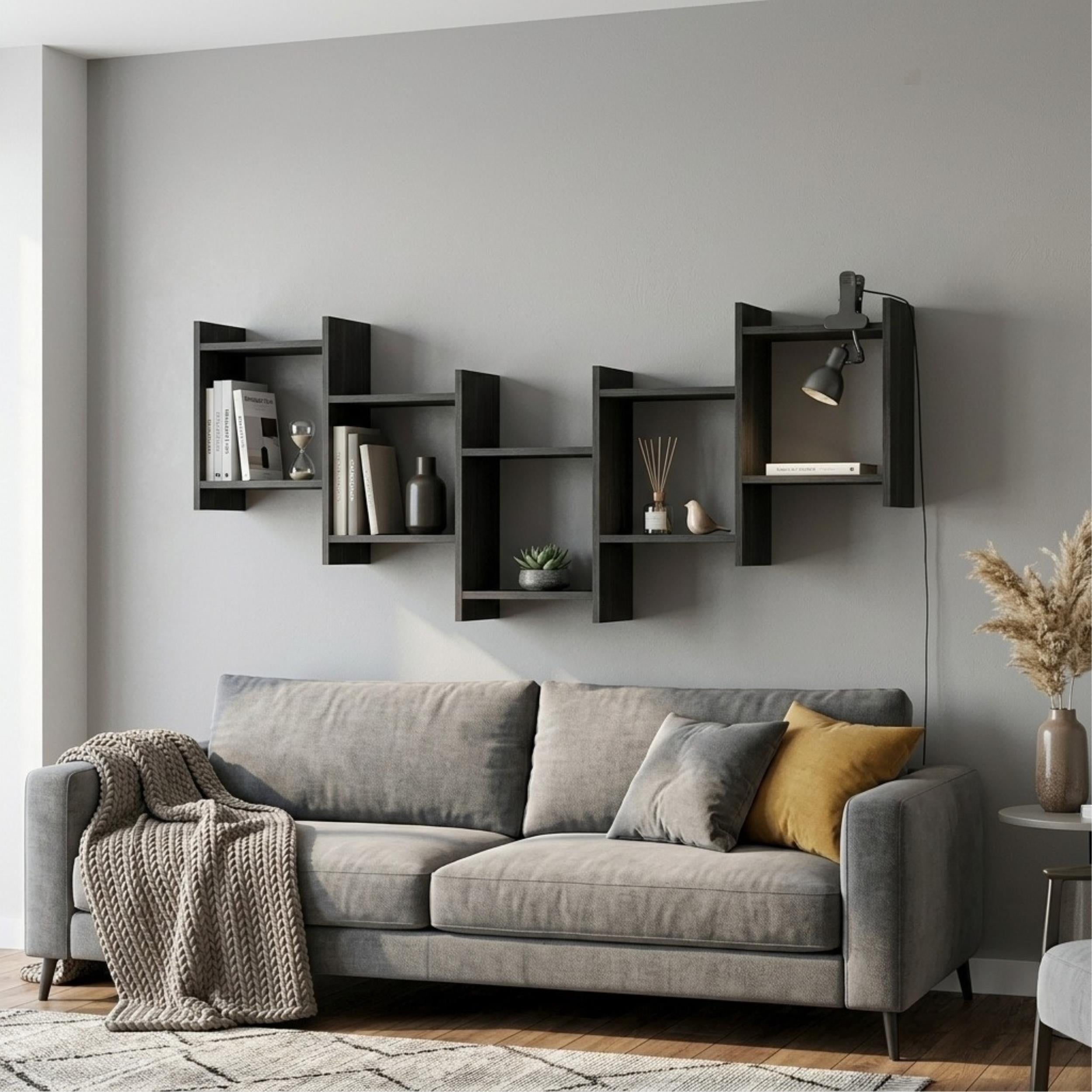 Modern Floating Shelf 64cm Tall