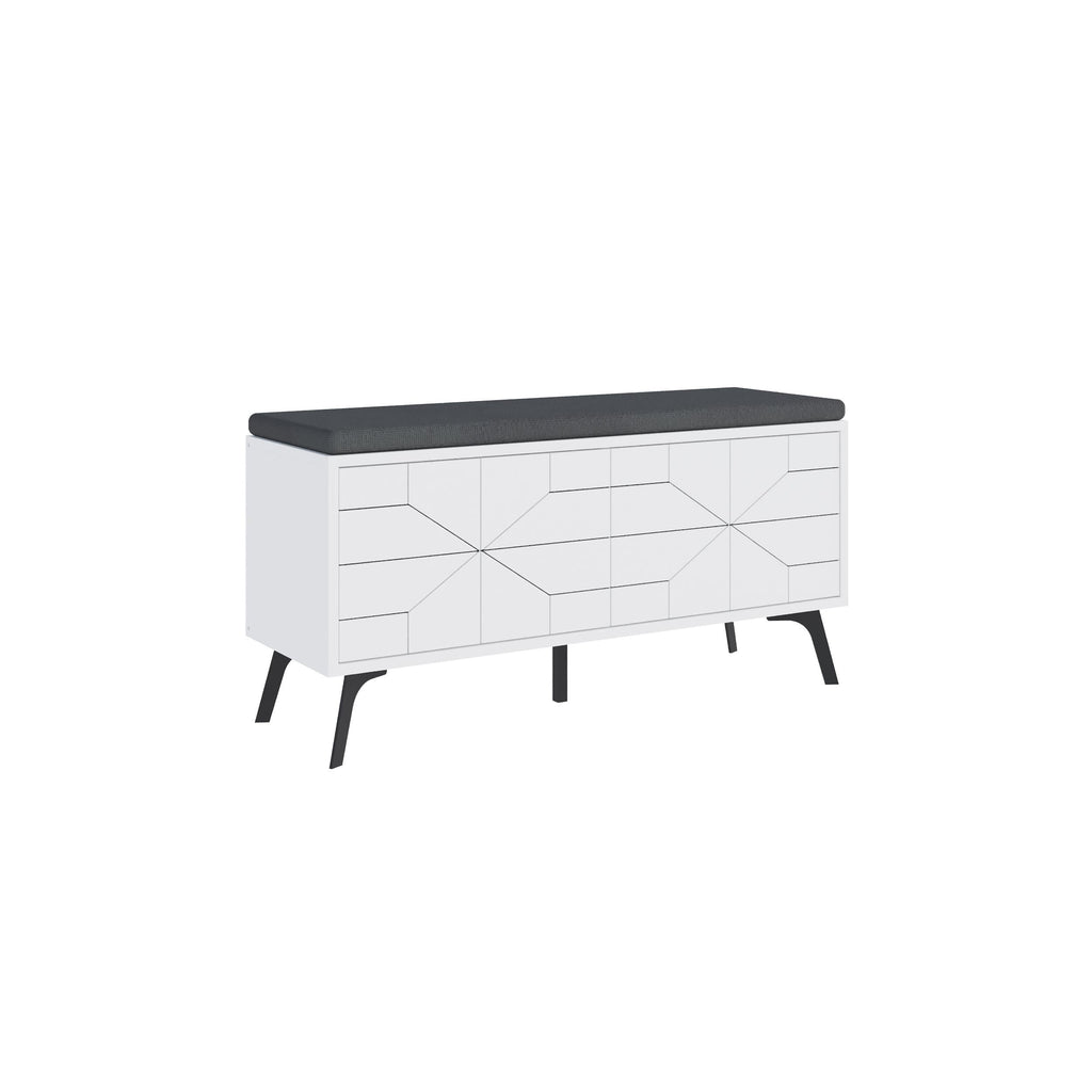 Shoe Storage Bench – Modern Hallway Bench with Storage