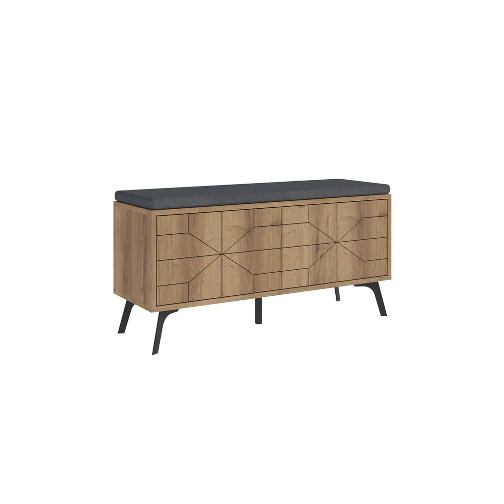 Shoe Storage Bench – Modern Hallway Bench with Storage