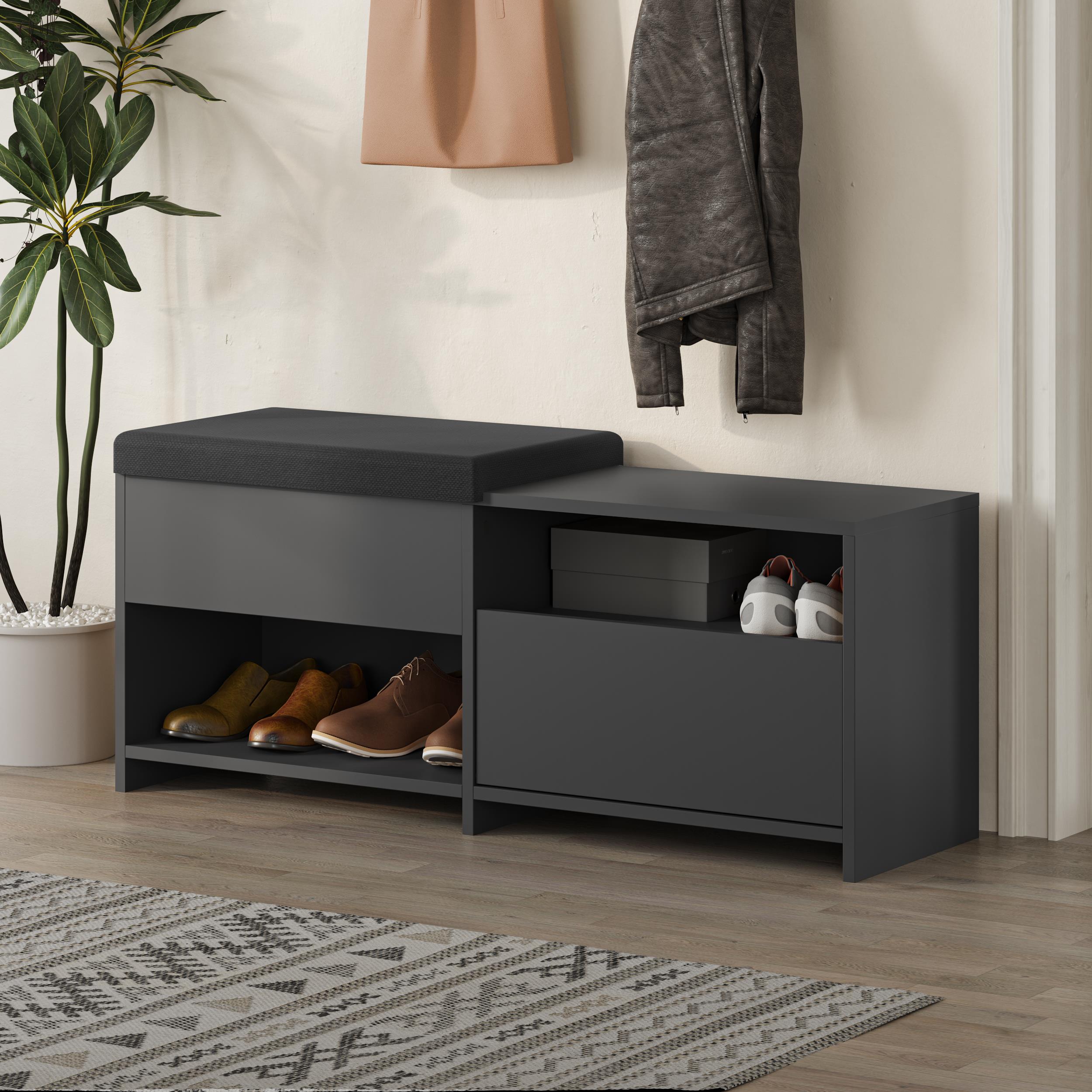 Shoe Bench – Modern Hallway Bench with Storage