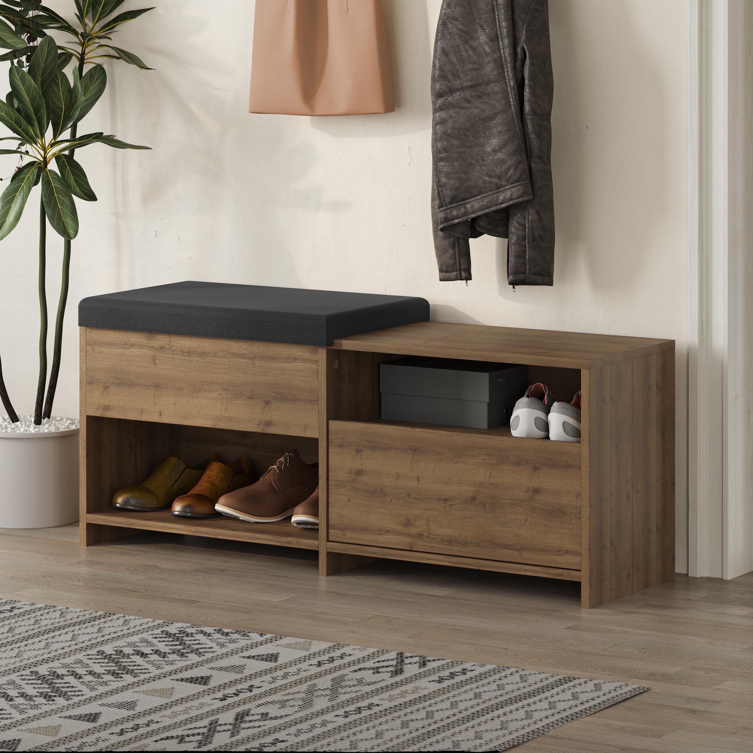 Shoe Bench – Modern Hallway Bench with Storage