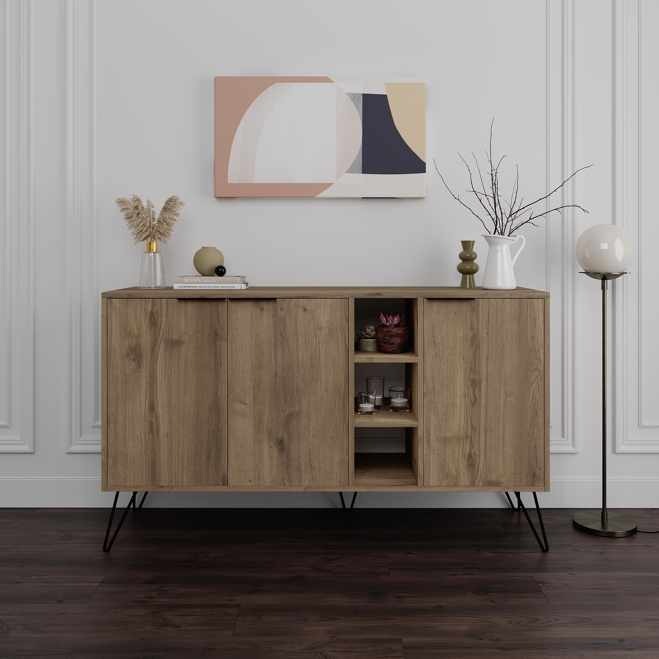 Clara Console Modern Sideboard Display - 142cm