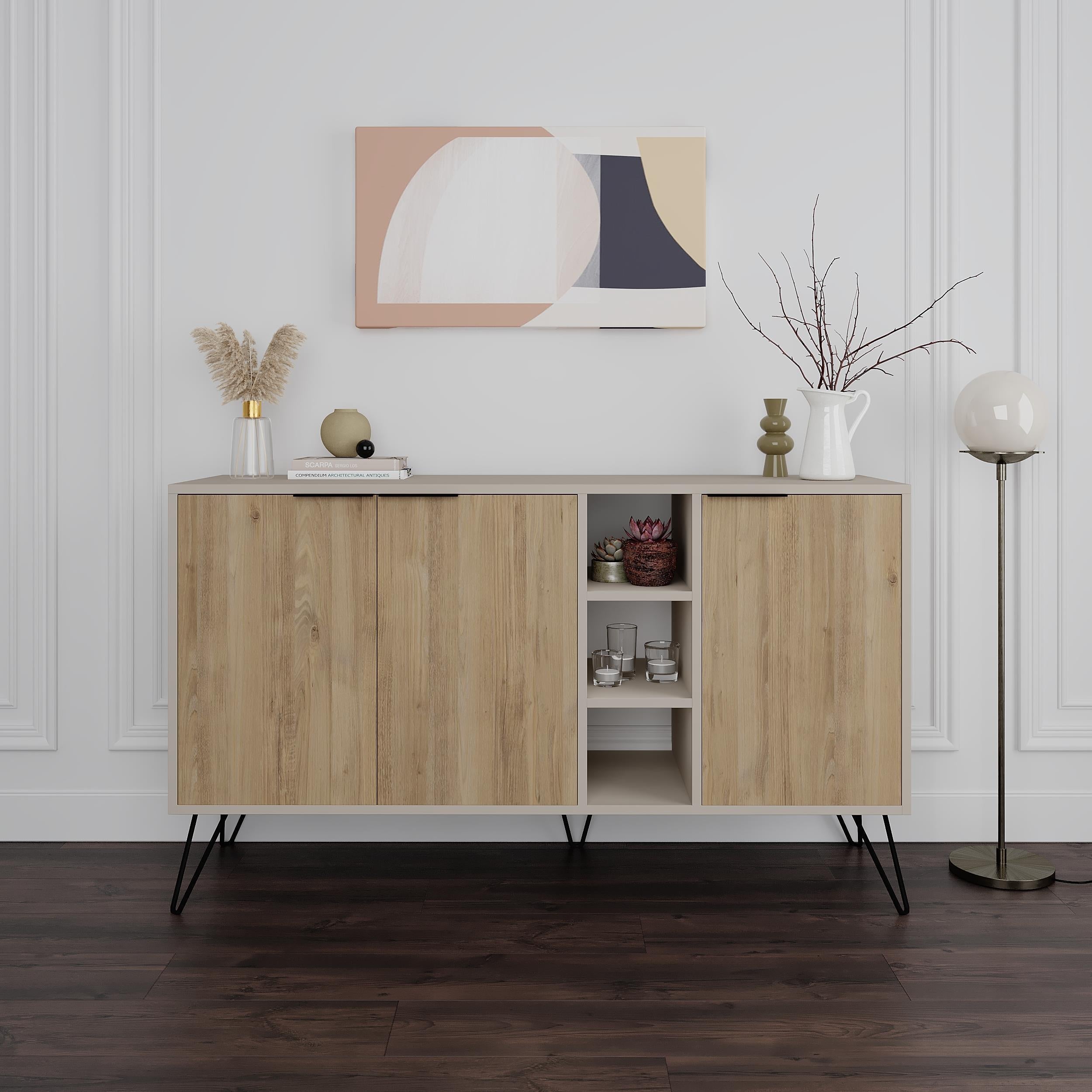 Clara Console Modern Sideboard Display - 142cm