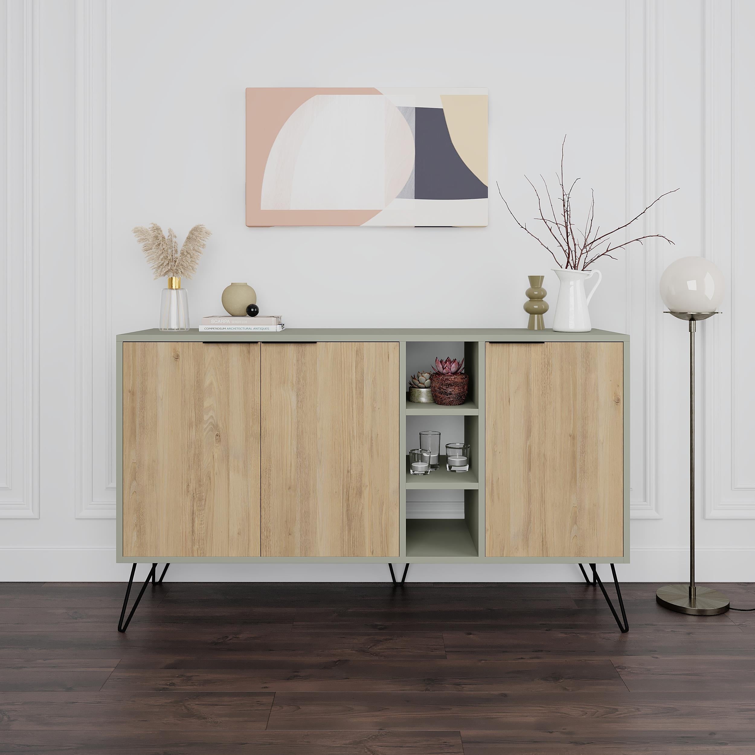 Clara Console Modern Sideboard Display - 142cm