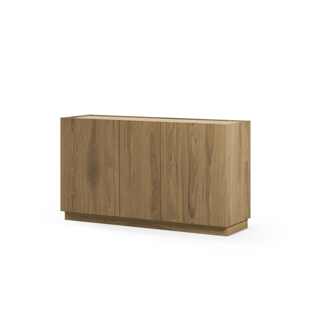 140cm Sideboard – Oak & Travertine Effect