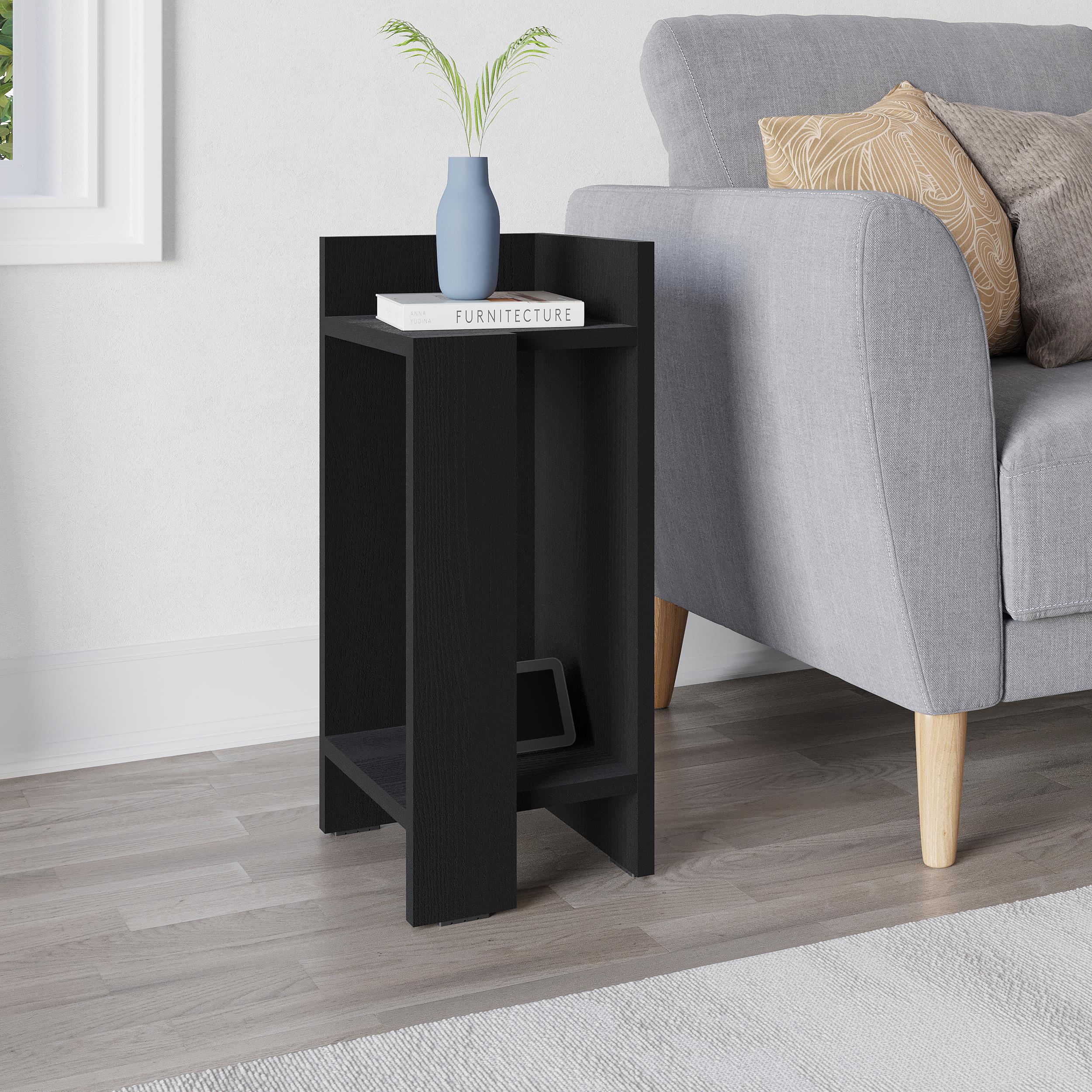 Modern Bedside Table Right Module 25cm Narrow