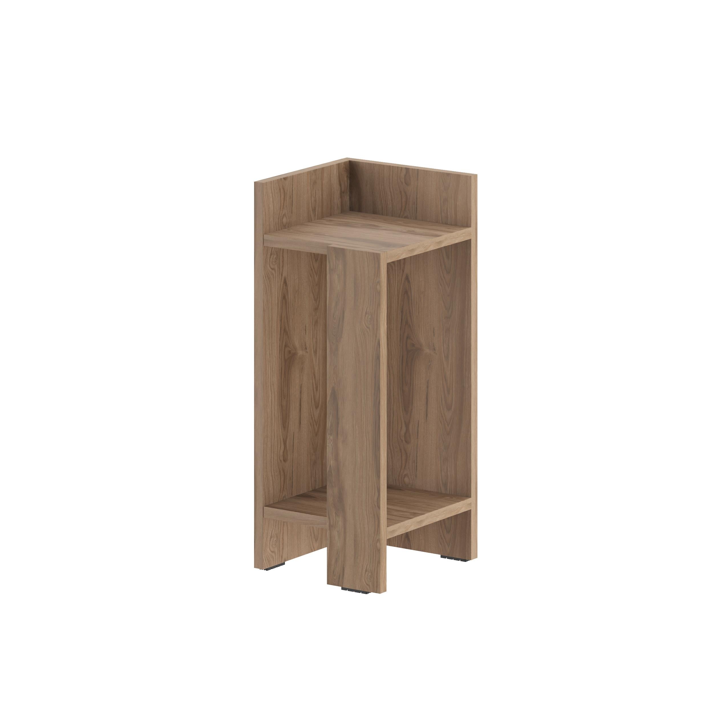 Modern Bedside Table Left Module 25cm Narrow