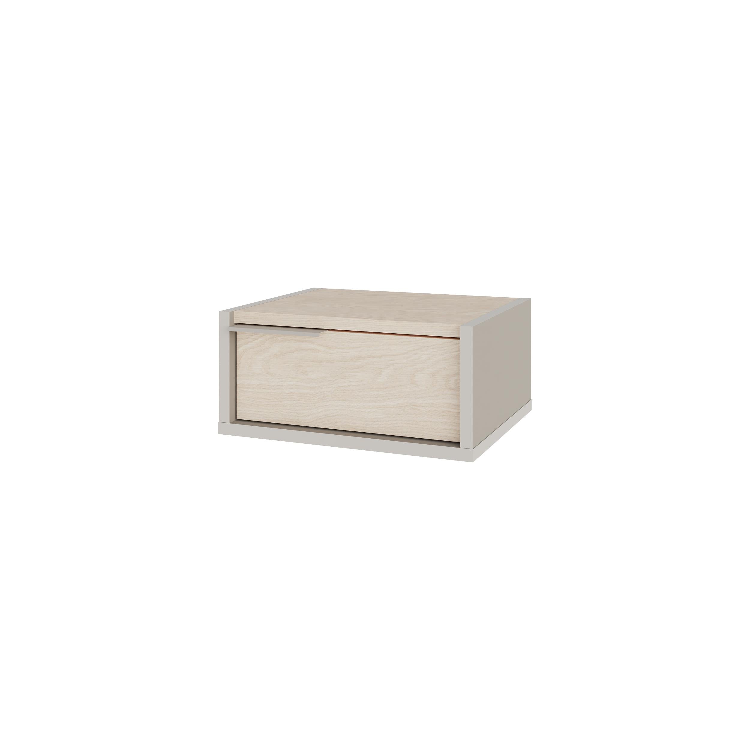 Eco Wall-Mounted Nightstand – Floating Bedside Table with Drawer