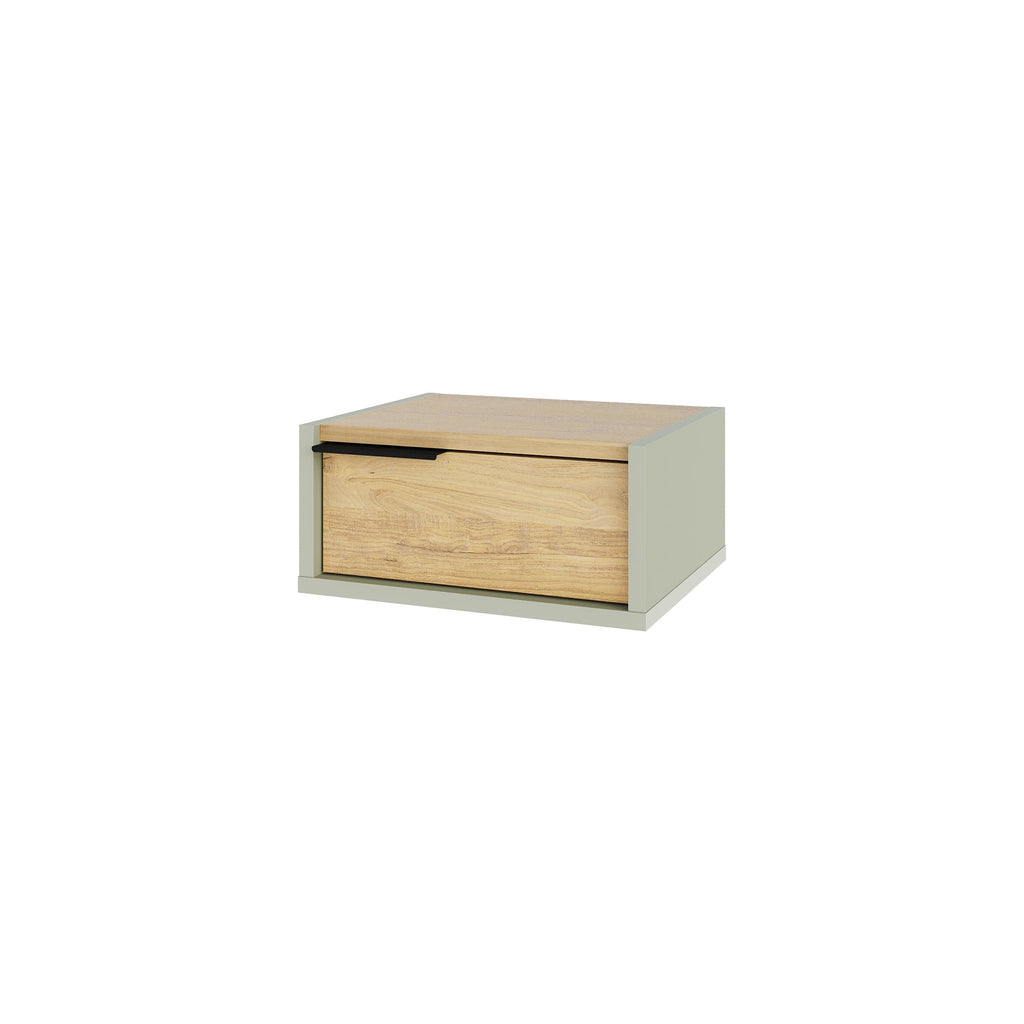 Eco Wall-Mounted Nightstand – Floating Bedside Table with Drawer