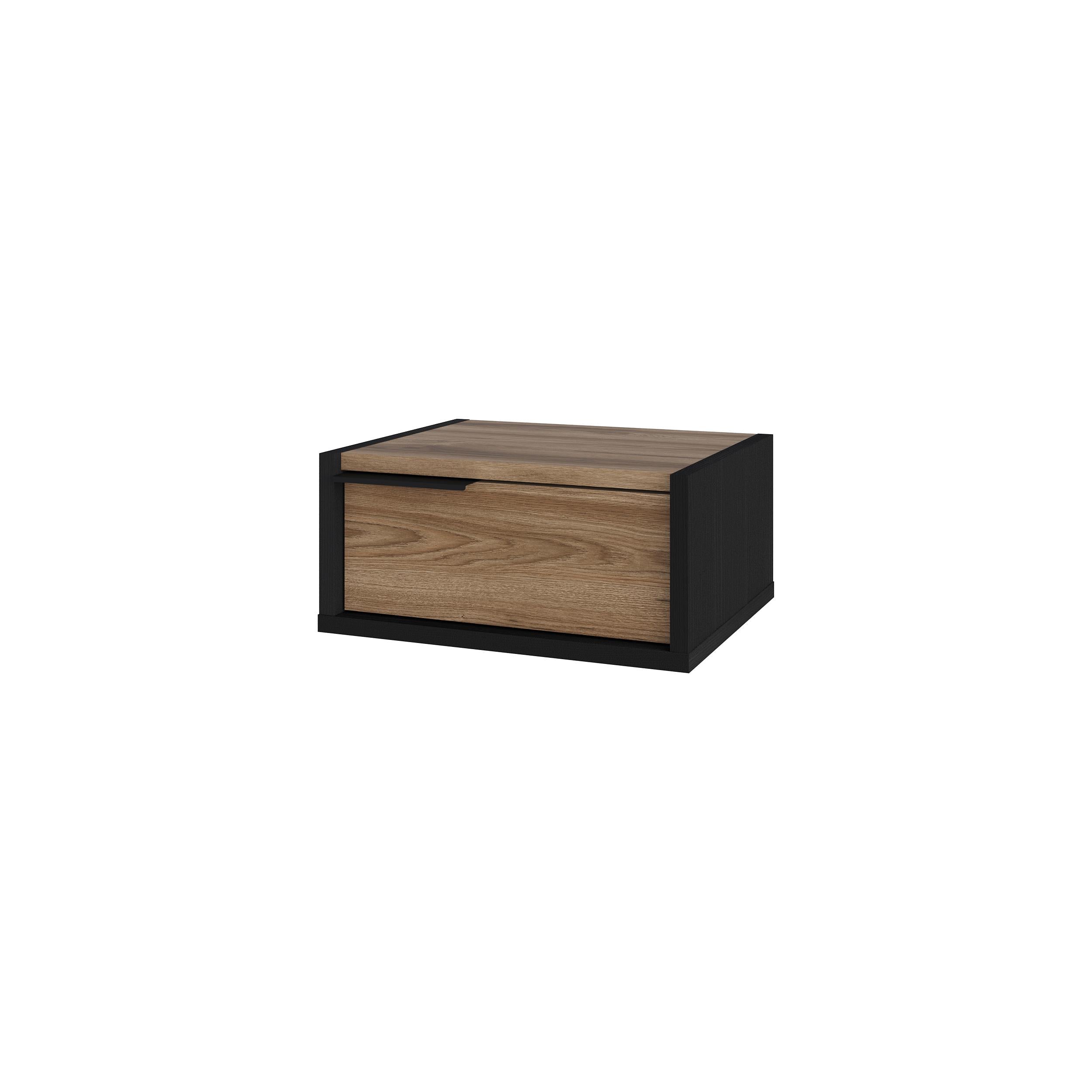 Eco Wall-Mounted Nightstand – Floating Bedside Table with Drawer