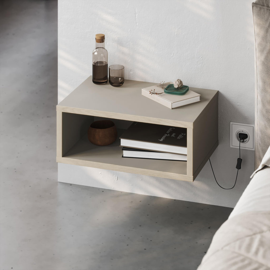 Wall Mounted Bedside Table – Floating Nightstand – Modern Design