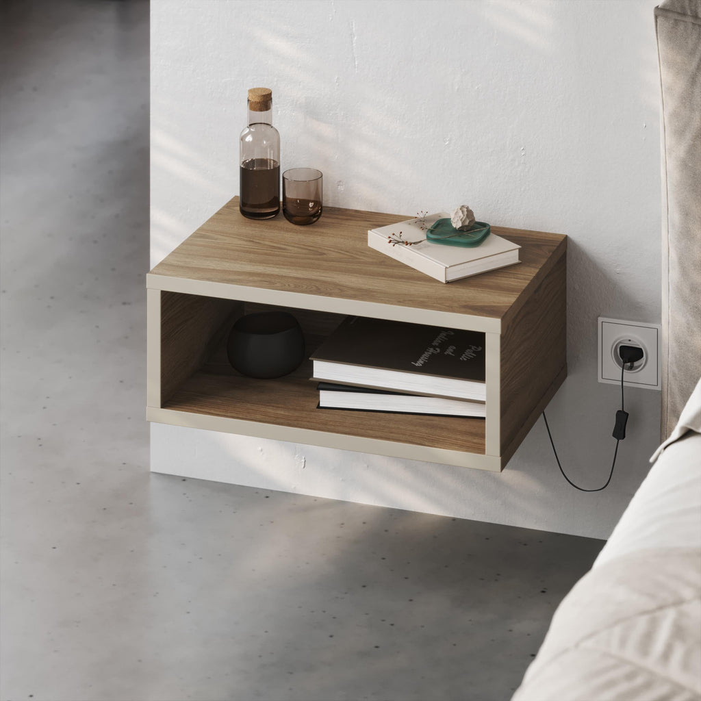 Wall Mounted Bedside Table – Floating Nightstand – Modern Design
