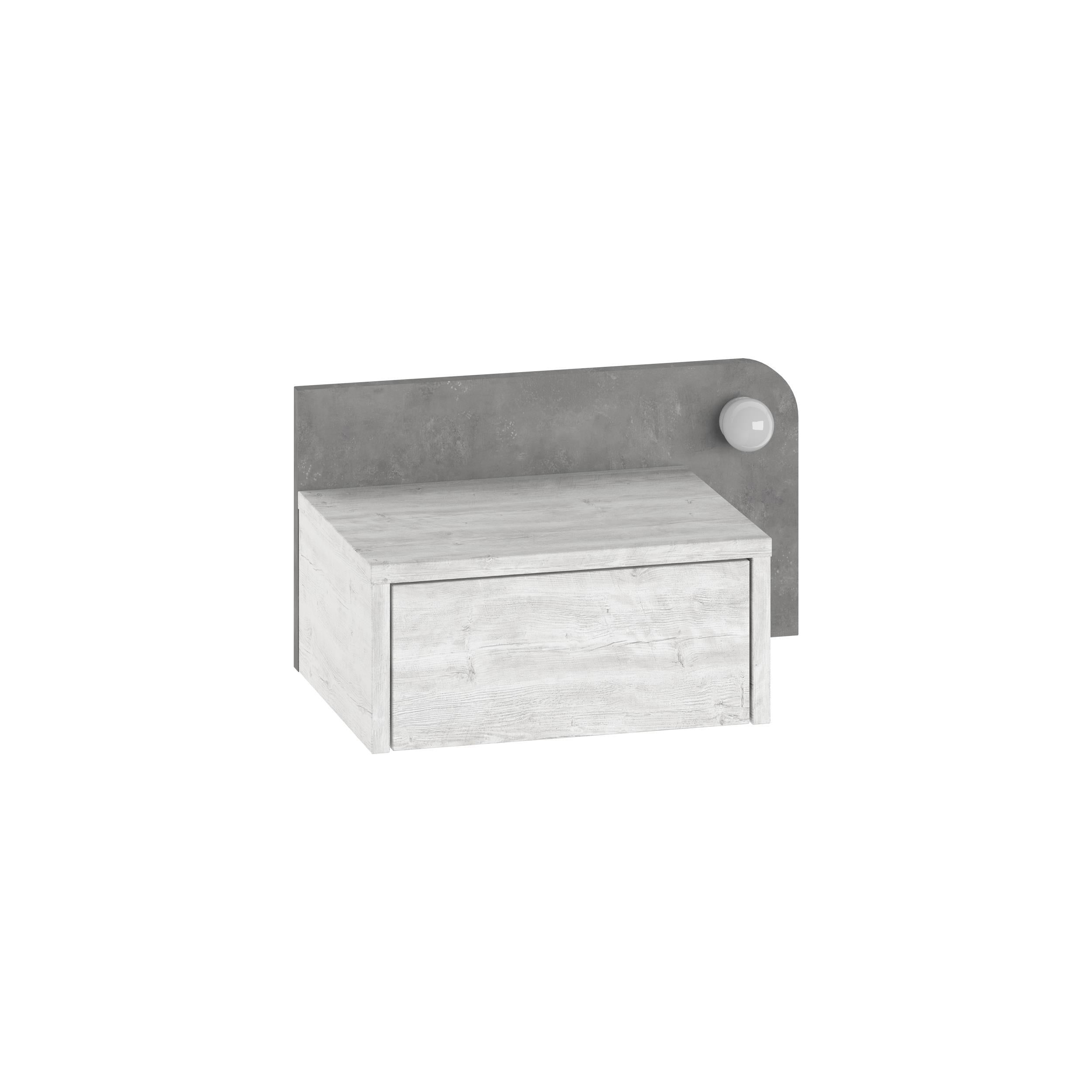 Wall Mounted Nightstand – Floating Bedside Table