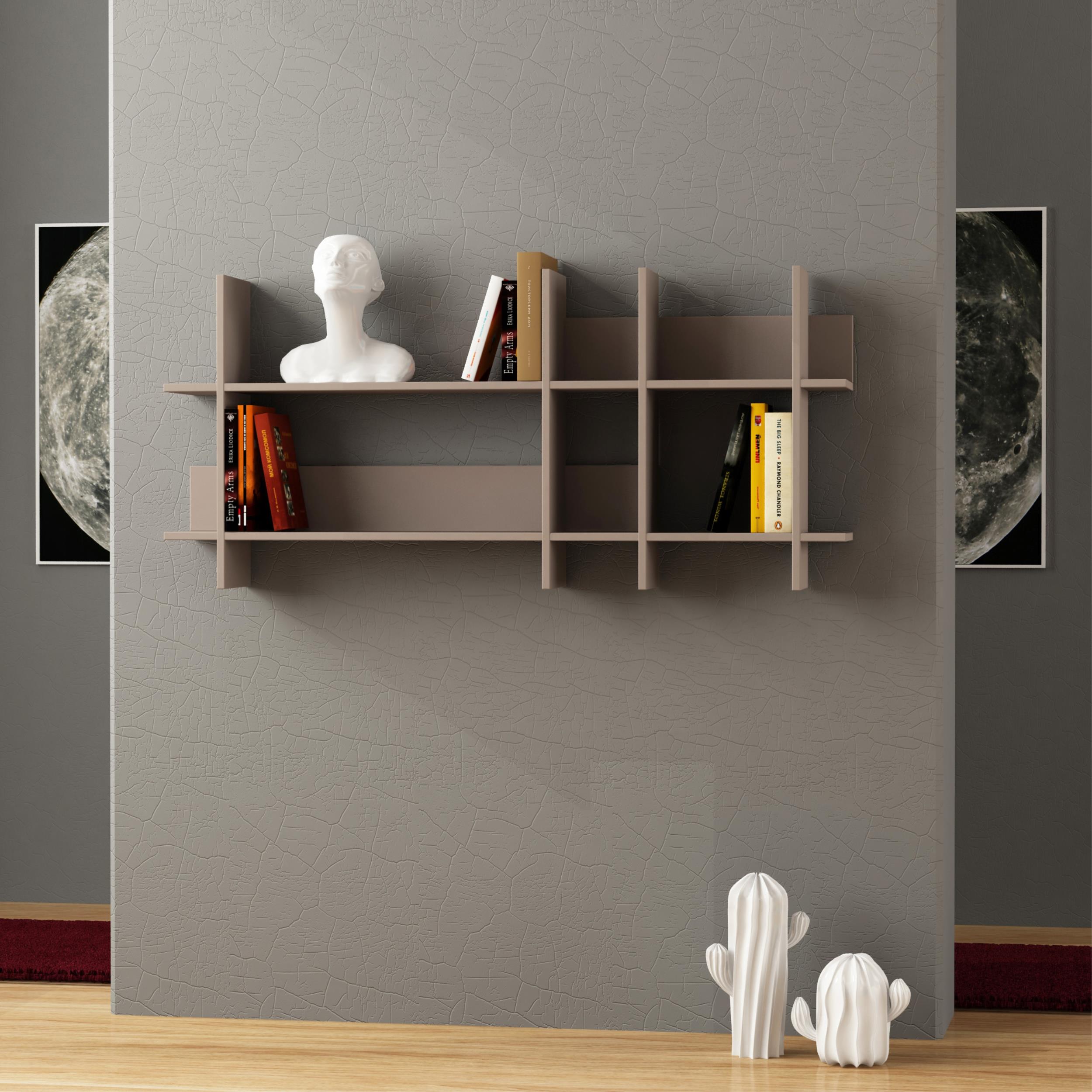 Beads Modern Wall Mounted Bookcase