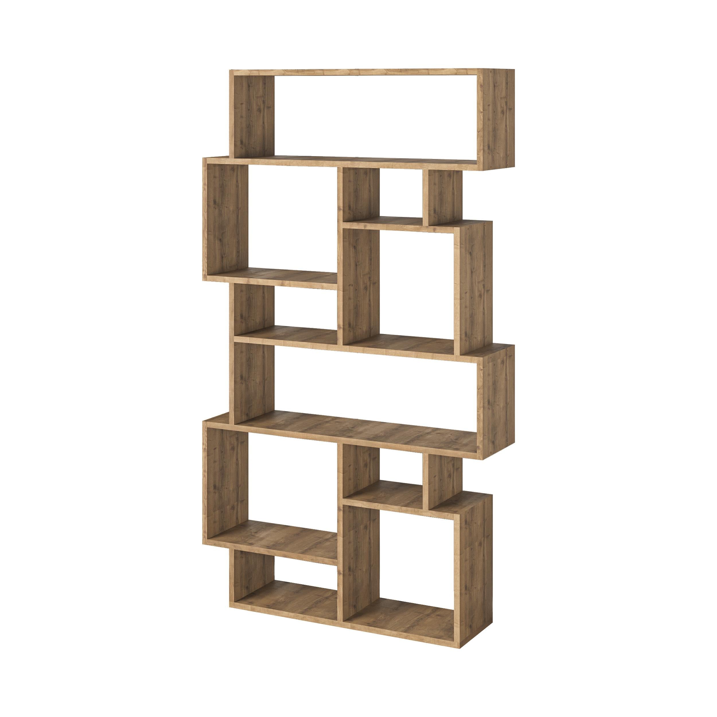 Modern Bookcase Display Unit Tall 168.5cm