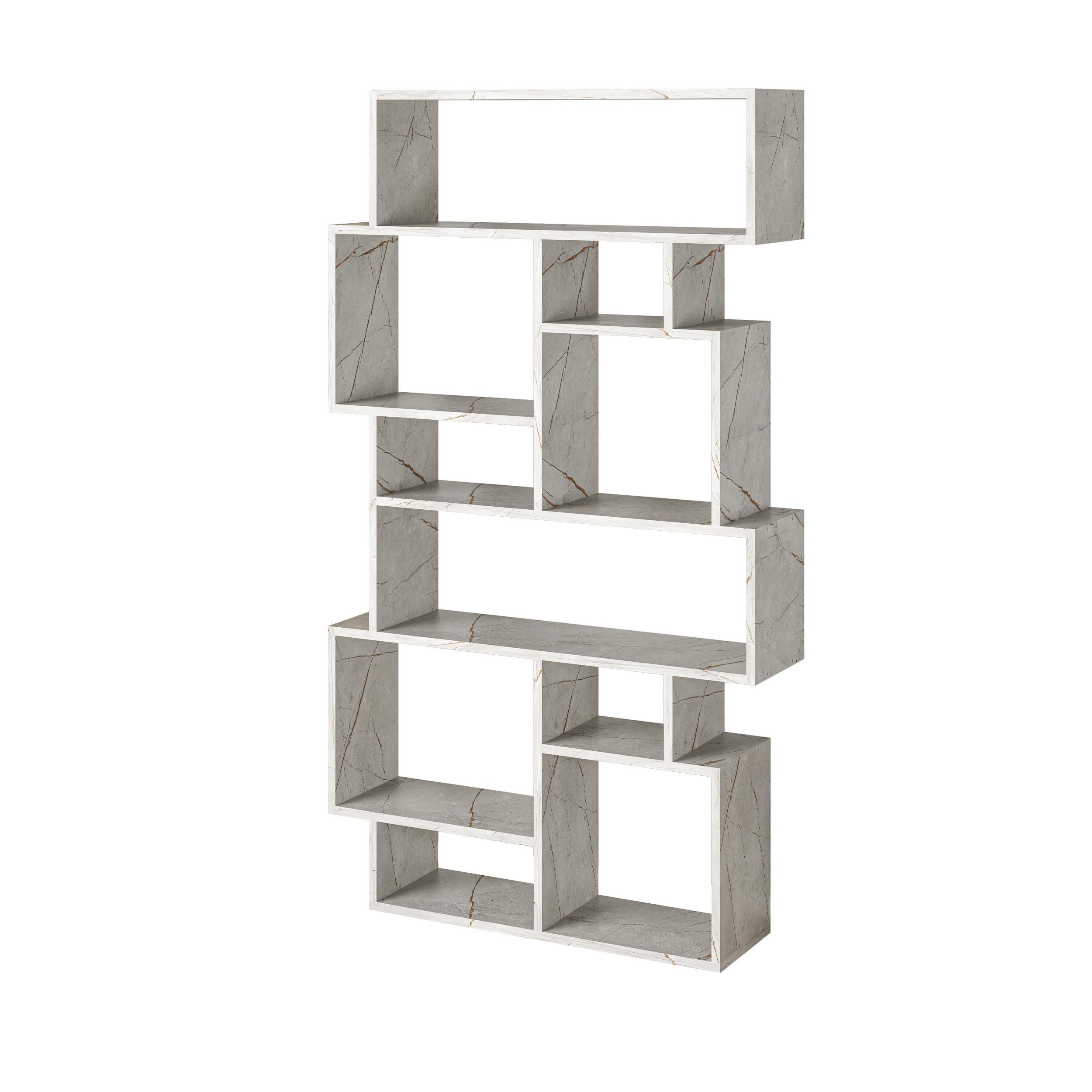 Modern Bookcase Display Unit Tall 168.5cm