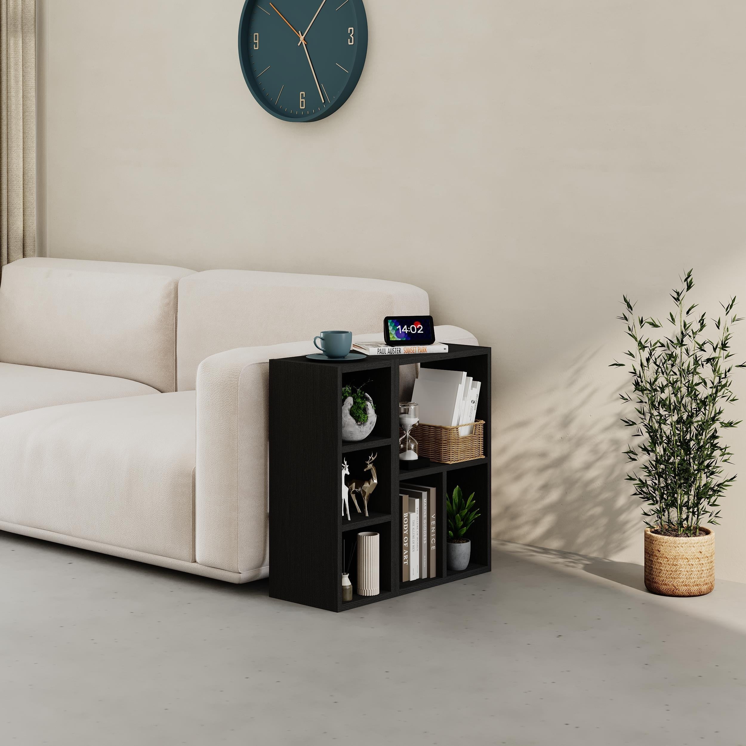 Big Low Standing Bookcase – Modular Storage Unit