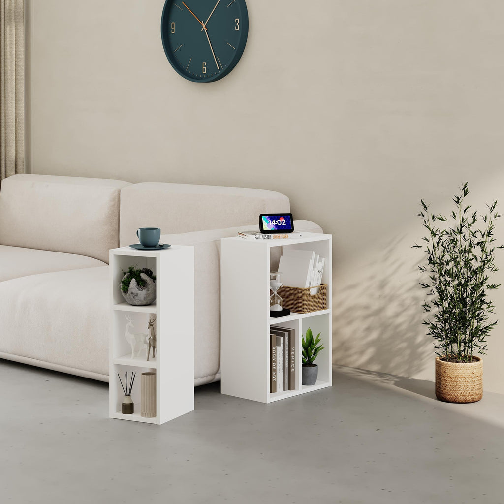 Small Low Standing Bookcase – Modular Storage Unit