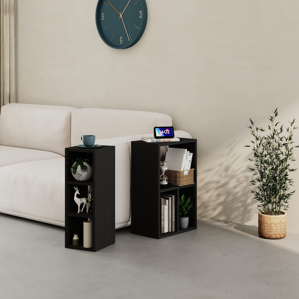 Small Low Standing Bookcase – Modular Storage Unit