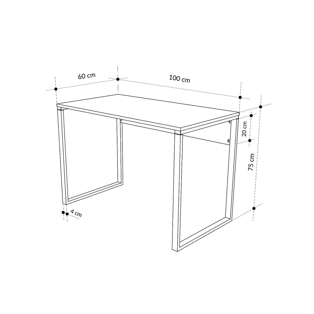 Working Table – 100 cm Modern Desk