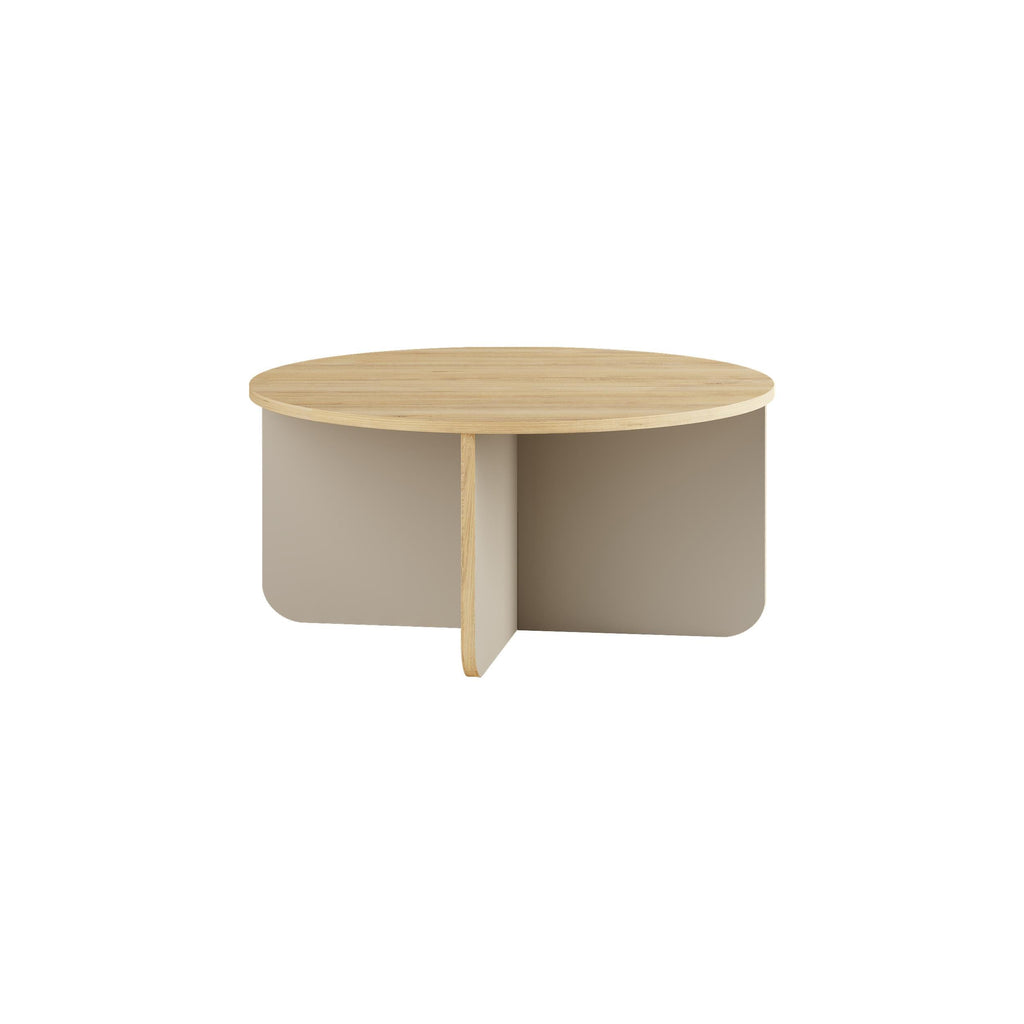 Hillary Round Coffee Table – 80 cm Modern Living Room Table