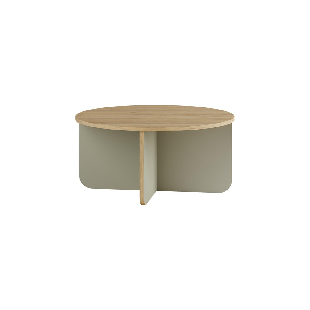 Hillary Round Coffee Table – 80 cm Modern Living Room Table