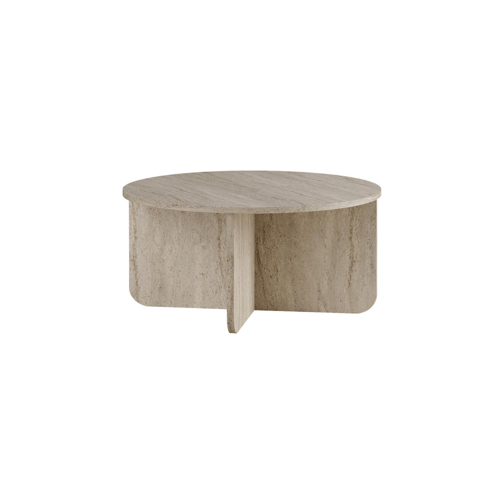 Hillary Round Coffee Table – 80 cm Modern Living Room Table