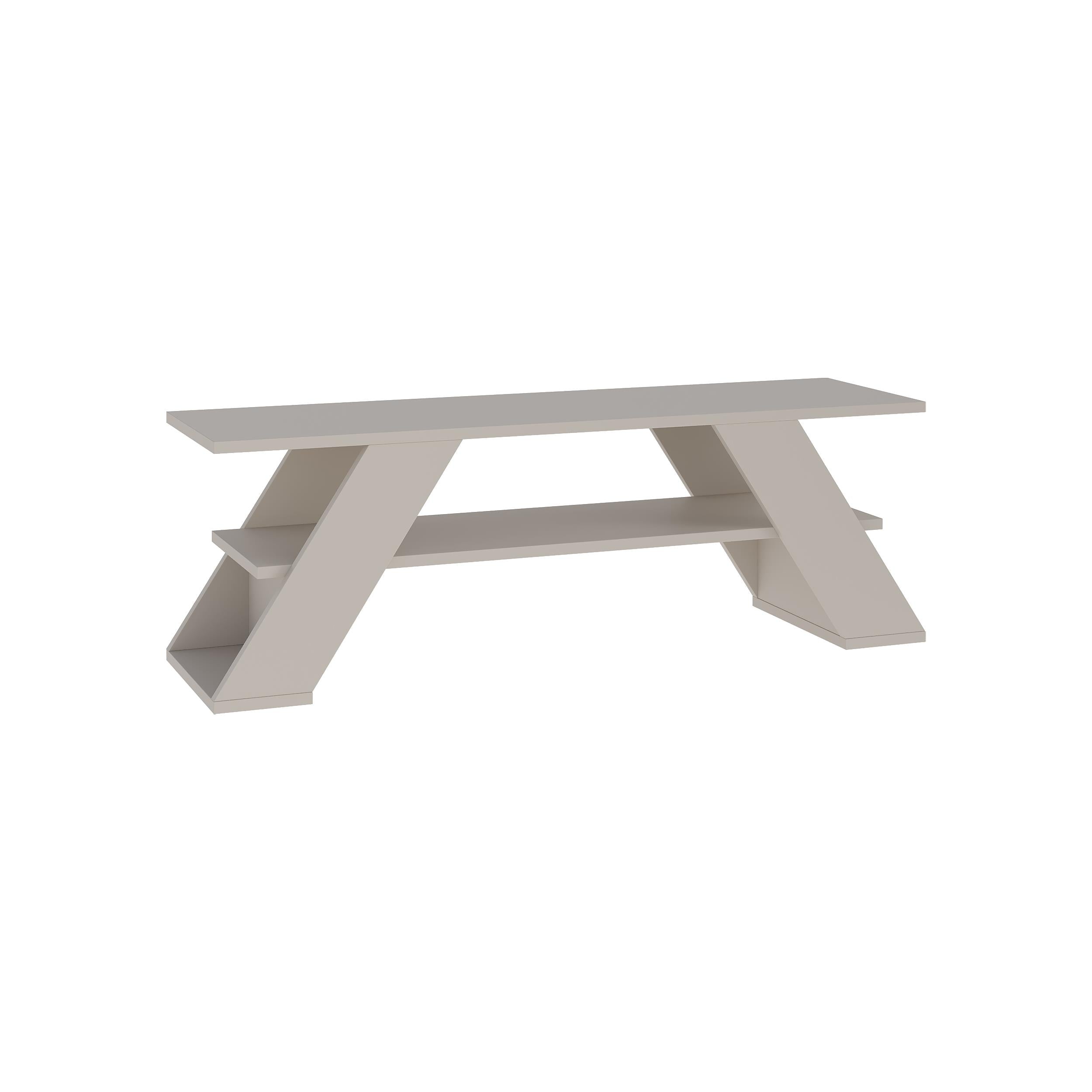 Modern TV Stand Multimedia Centre TV Unit With Shelves 120cm