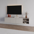 Conrad TV Unit – 180 cm – 3 Soft Close Doors Wall Mounted Entertainment Centre