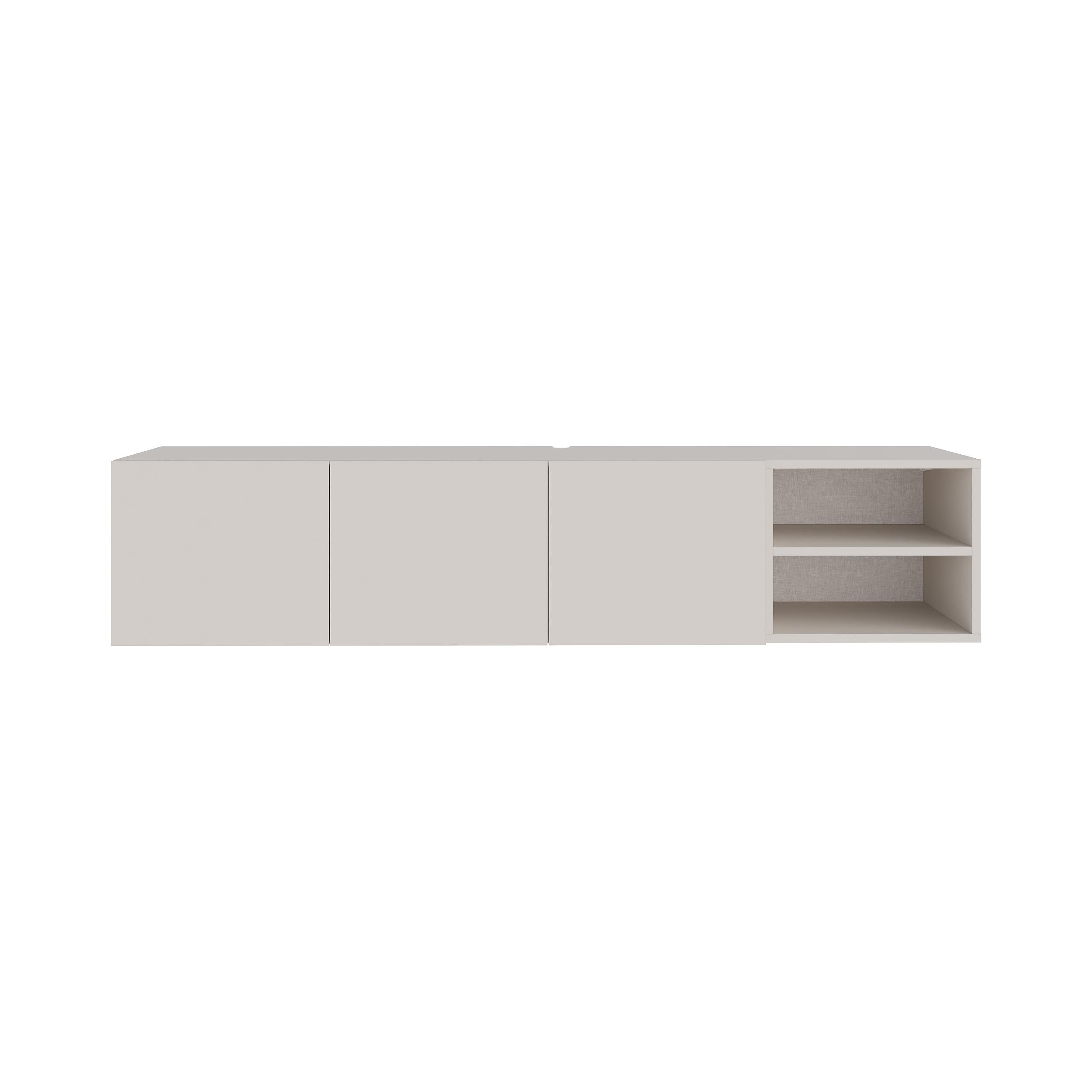 Conrad TV Unit – 180 cm – 3 Soft Close Doors Wall Mounted Entertainment Centre