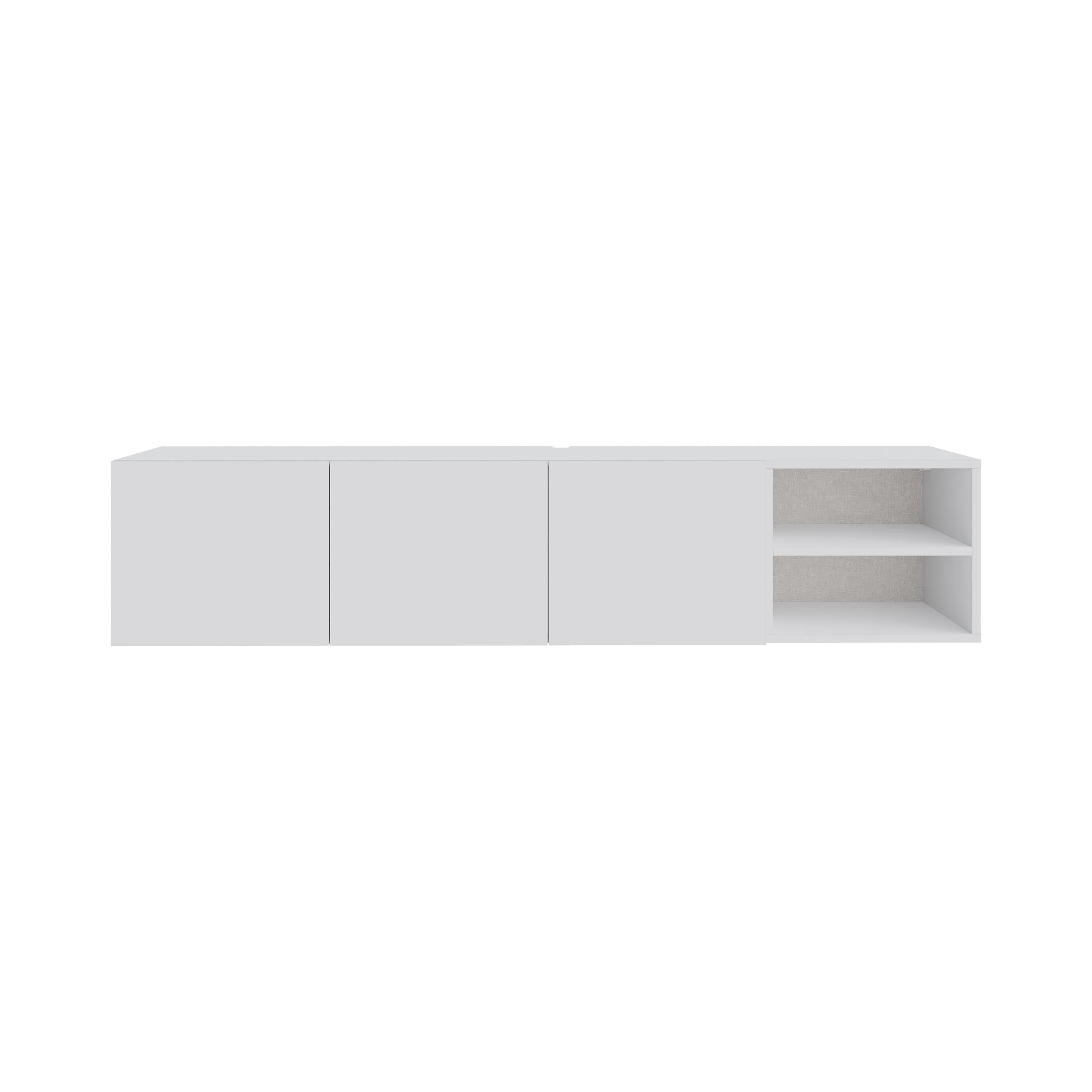 Conrad TV Unit – 180 cm – 3 Soft Close Doors Wall Mounted Entertainment Centre