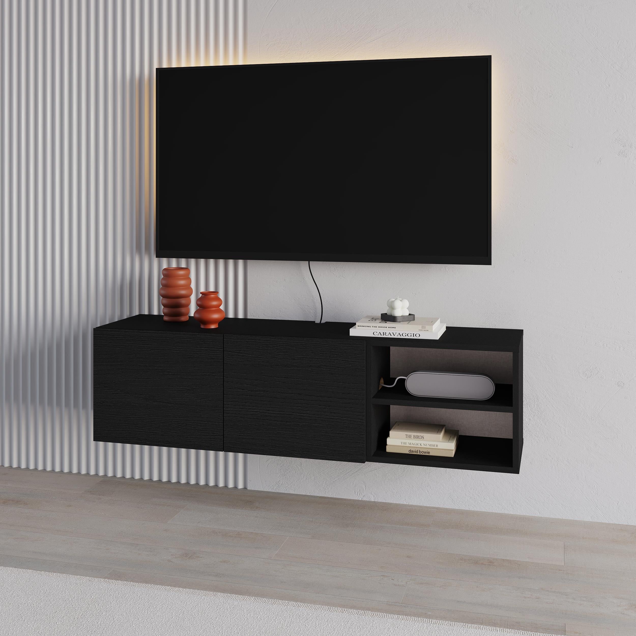 Conrad TV Unit – Up to 50 Inch TVs – Wall Mounted Entertainment Centre