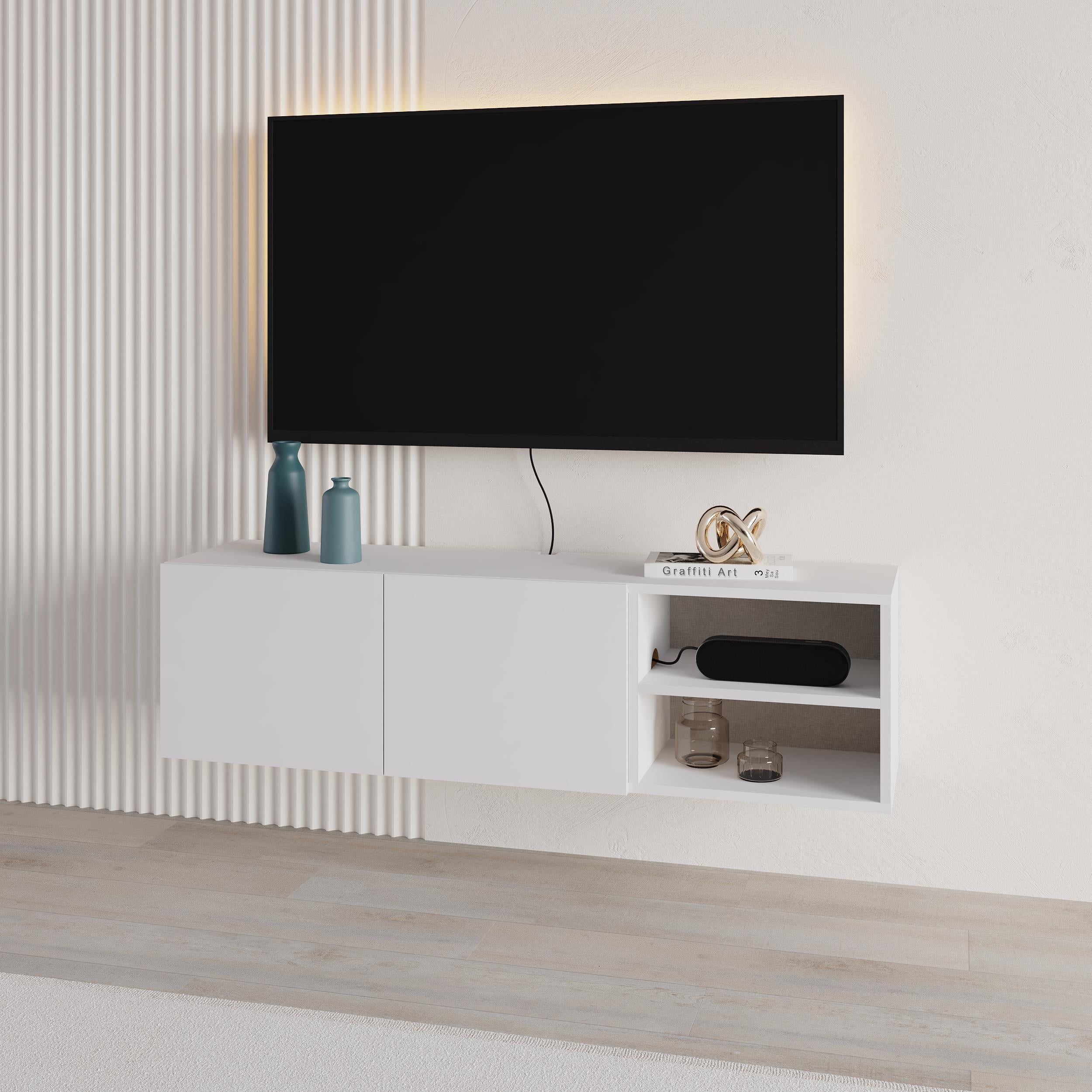 Conrad TV Unit – Up to 50 Inch TVs – Wall Mounted Entertainment Centre