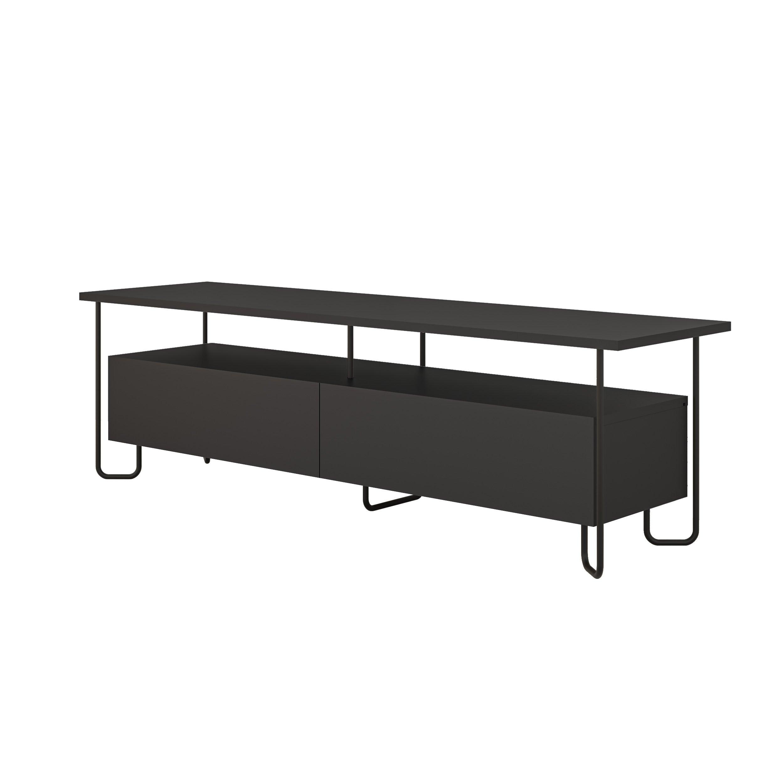 Modern Tv Unit With Storage Cabinet 150cm
