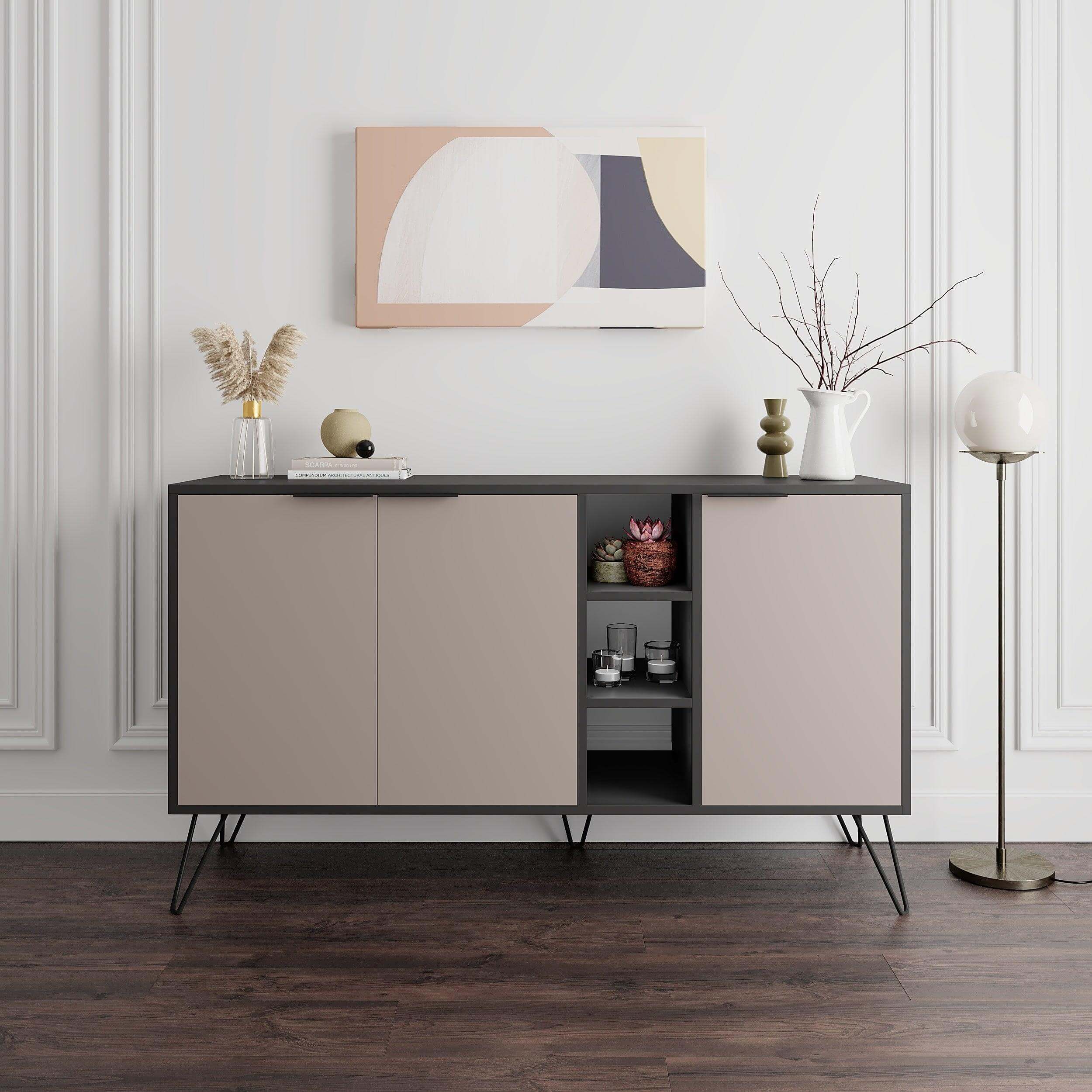 Clara Console Modern Sideboard Display - 142cm