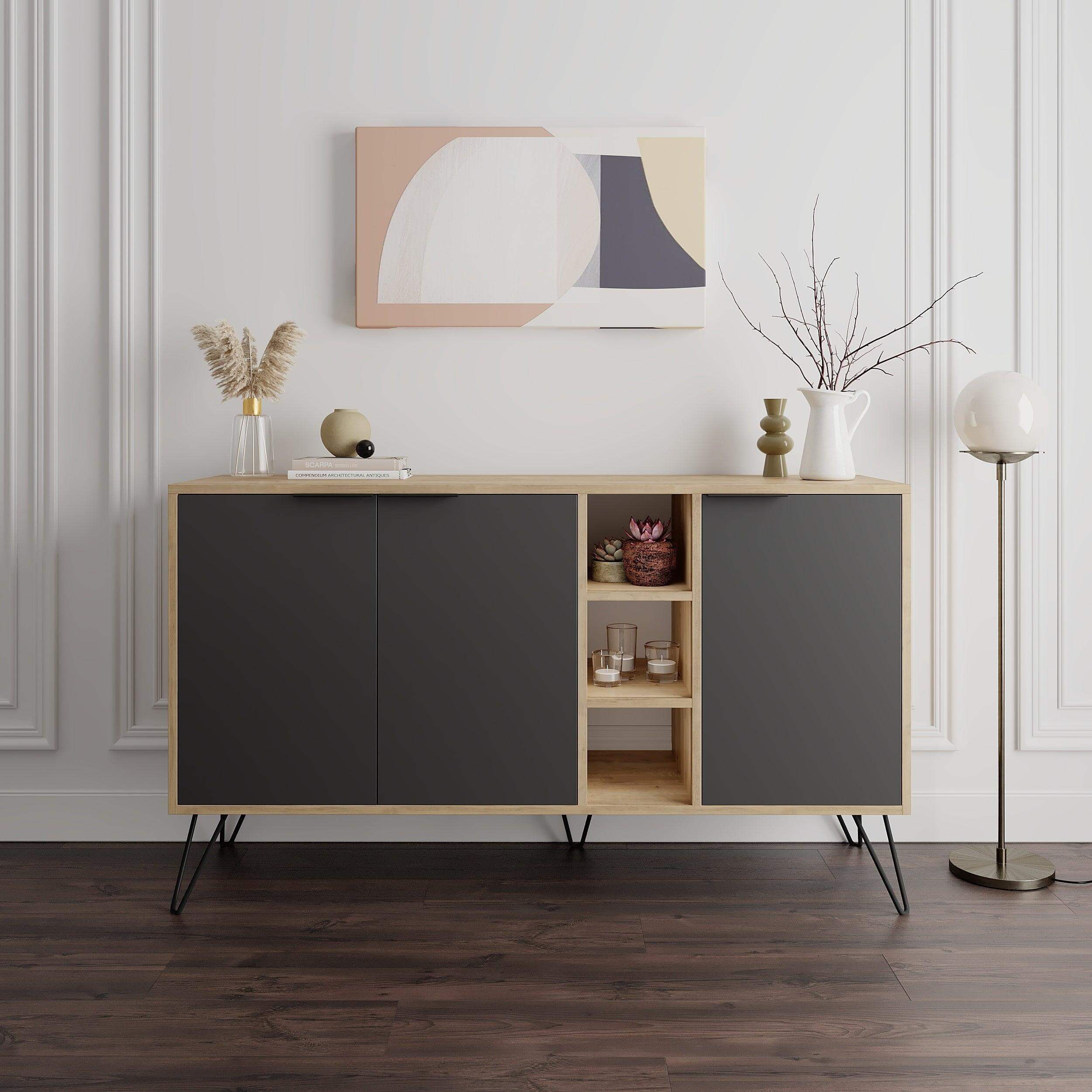 Clara Console Modern Sideboard Display - 142cm