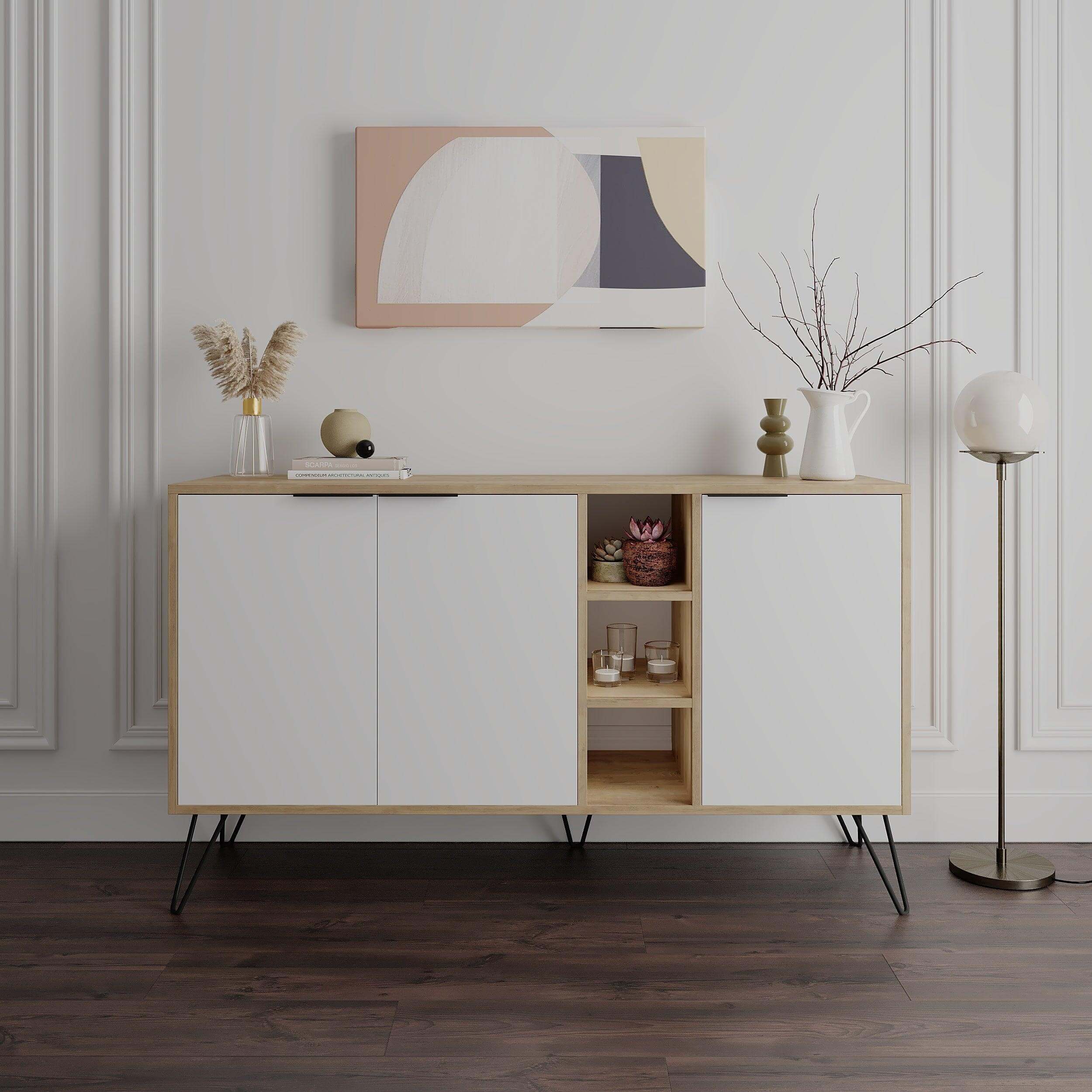 Clara Console Modern Sideboard Display - 142cm